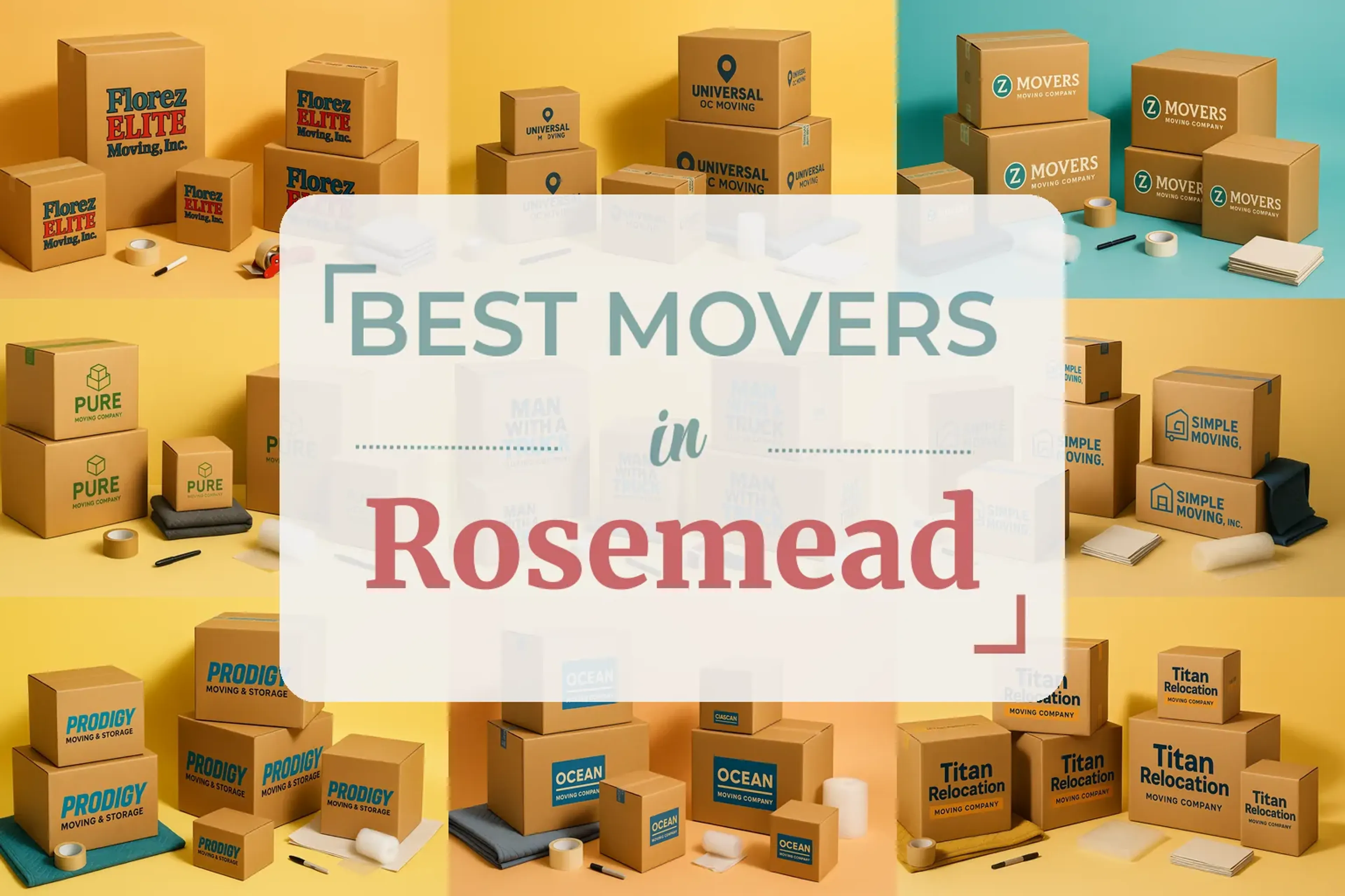 Side-by-side comparison of Rosemead moving companies