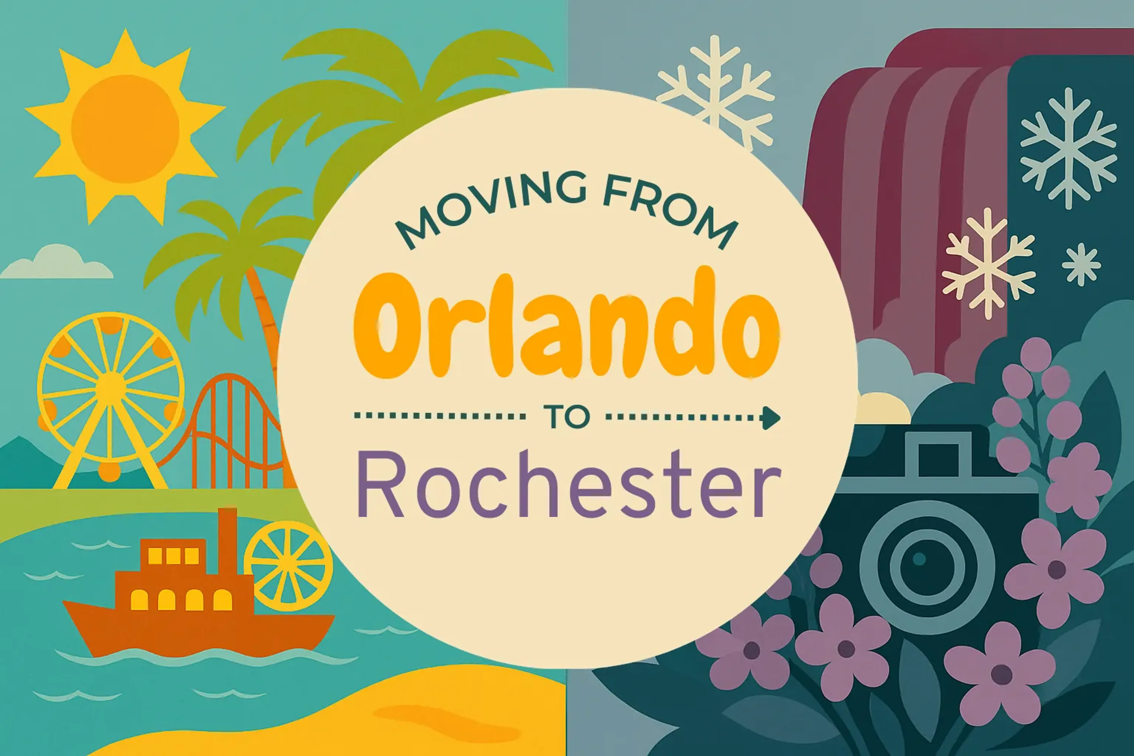 Side-by-side comparison of Orlando to Rochester moving companies