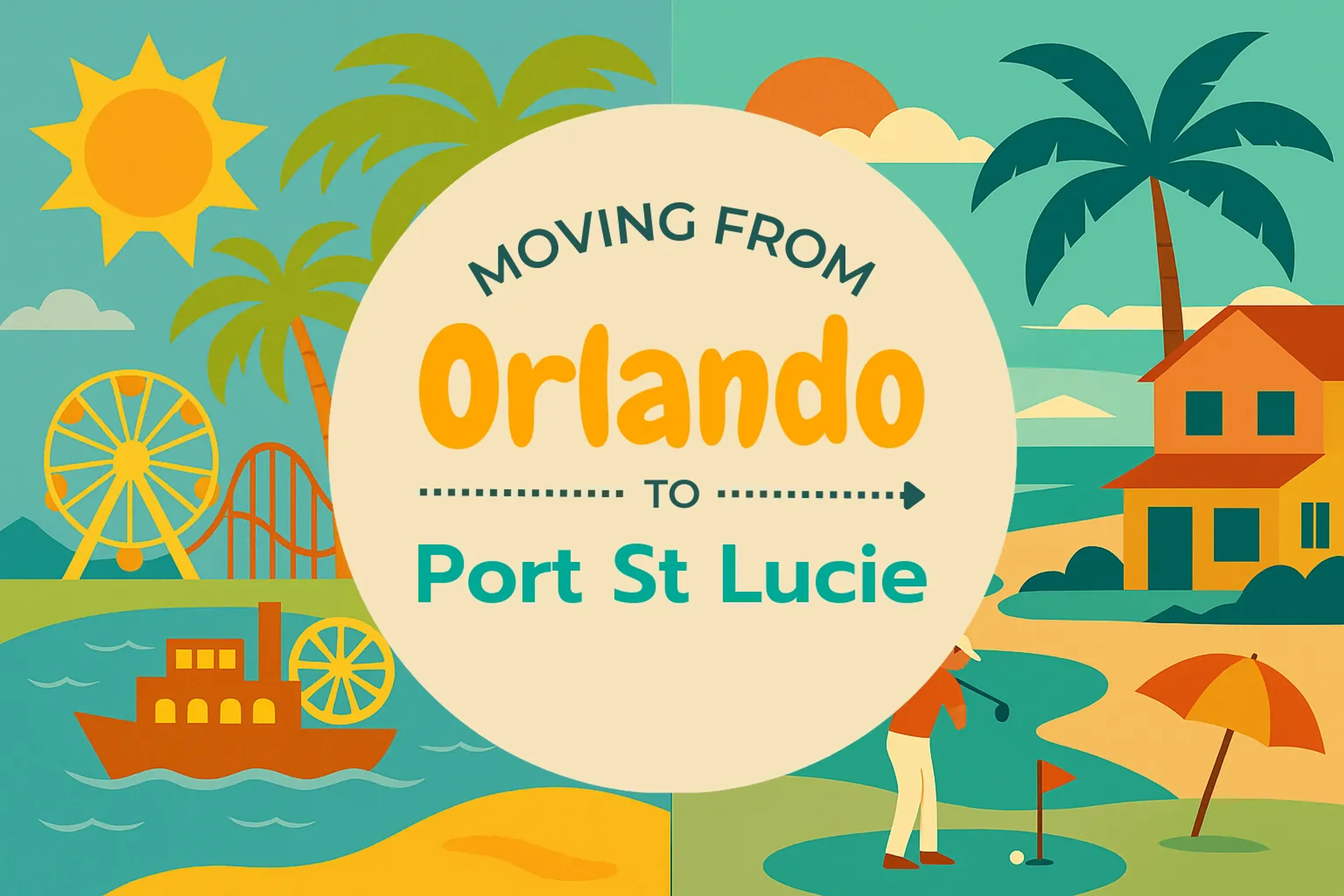 Side-by-side comparison of Orlando to Port St. Lucie moving companies