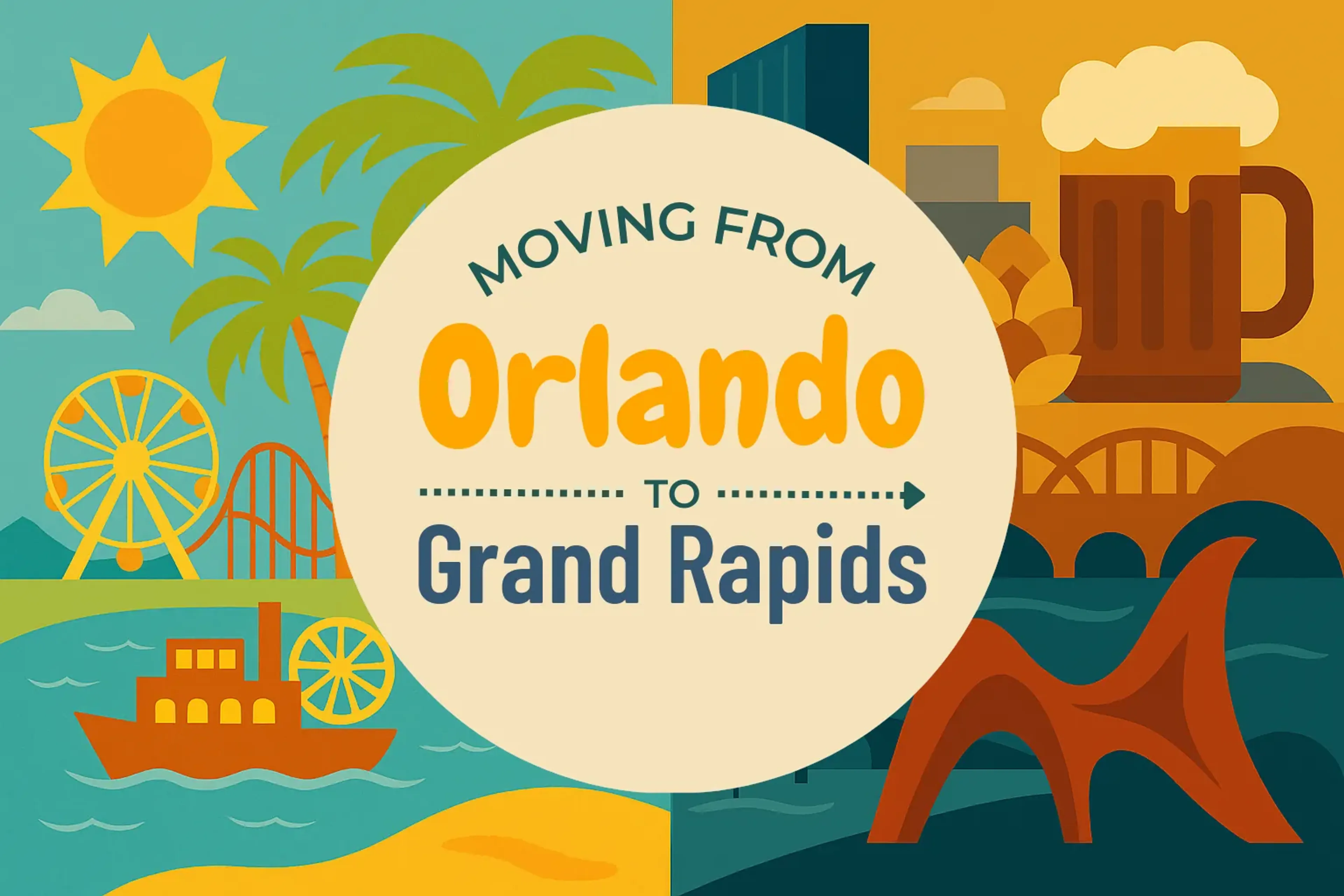 Side-by-side comparison of Orlando to Grand Rapids moving companies