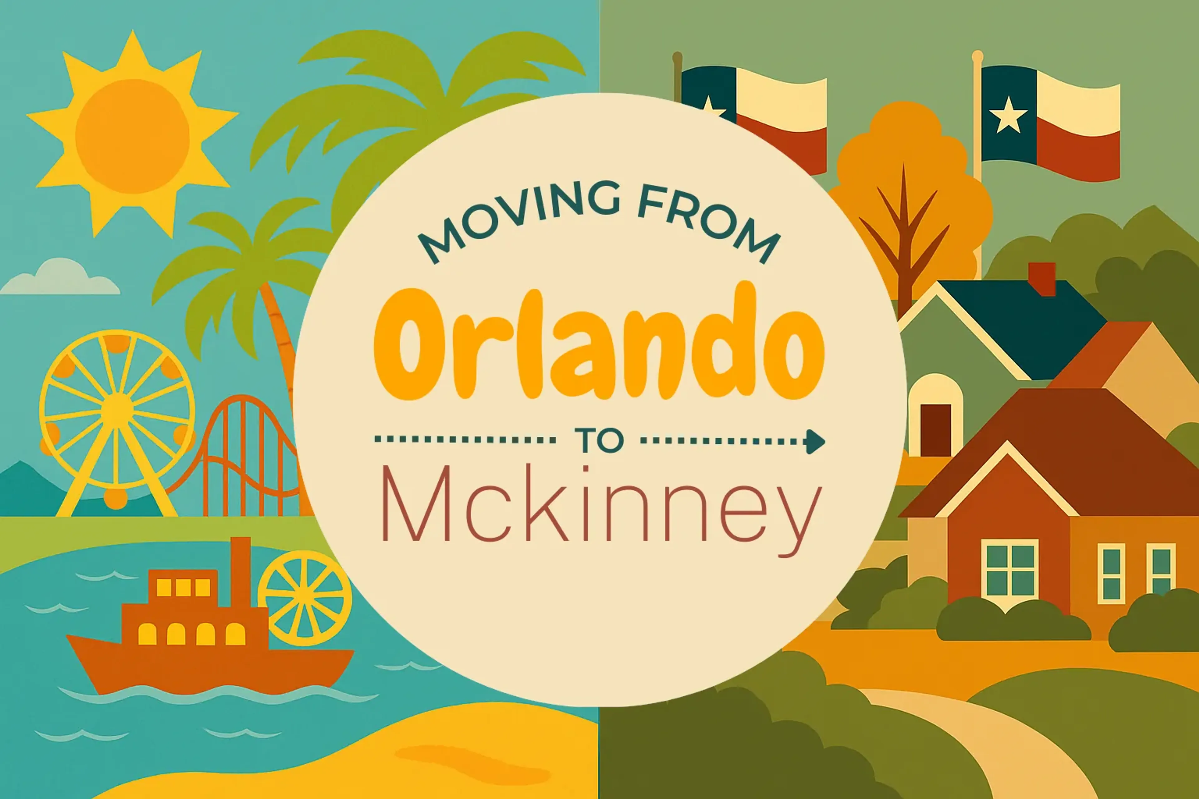 Side-by-side comparison of Orlando to Mckinney moving companies