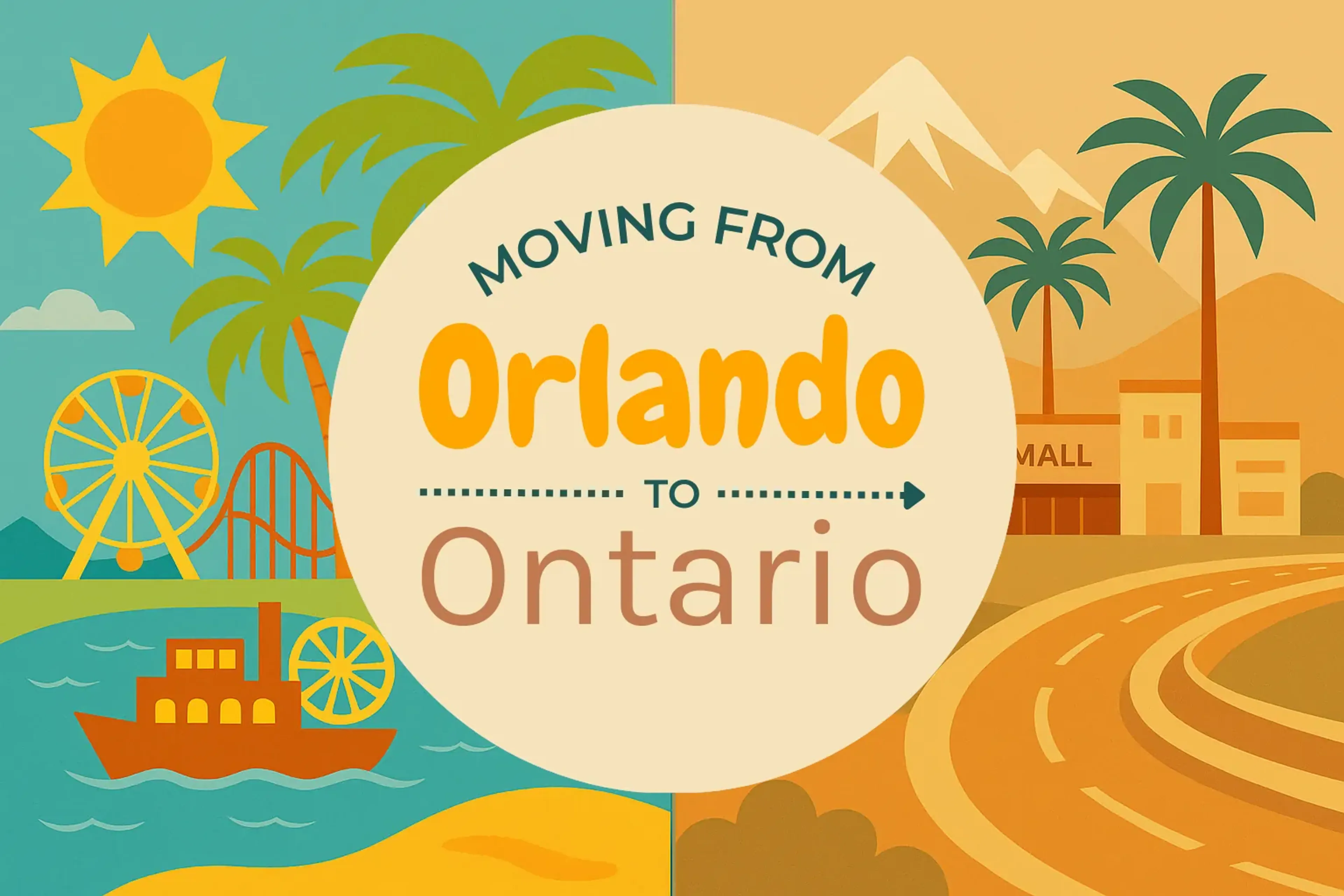 Side-by-side comparison of Orlando to Ontario moving companies
