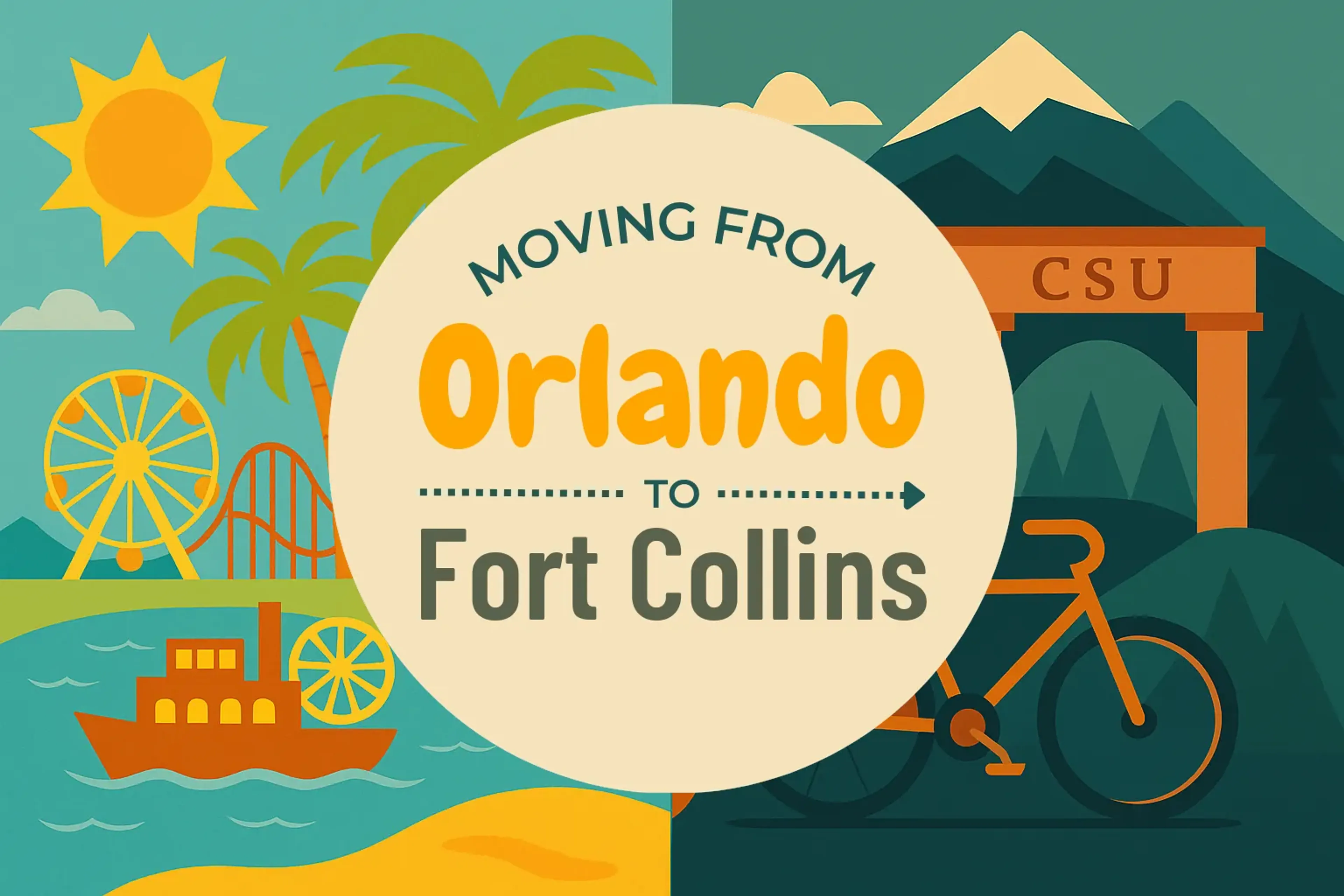 Side-by-side comparison of Orlando to Fort Collins moving companies