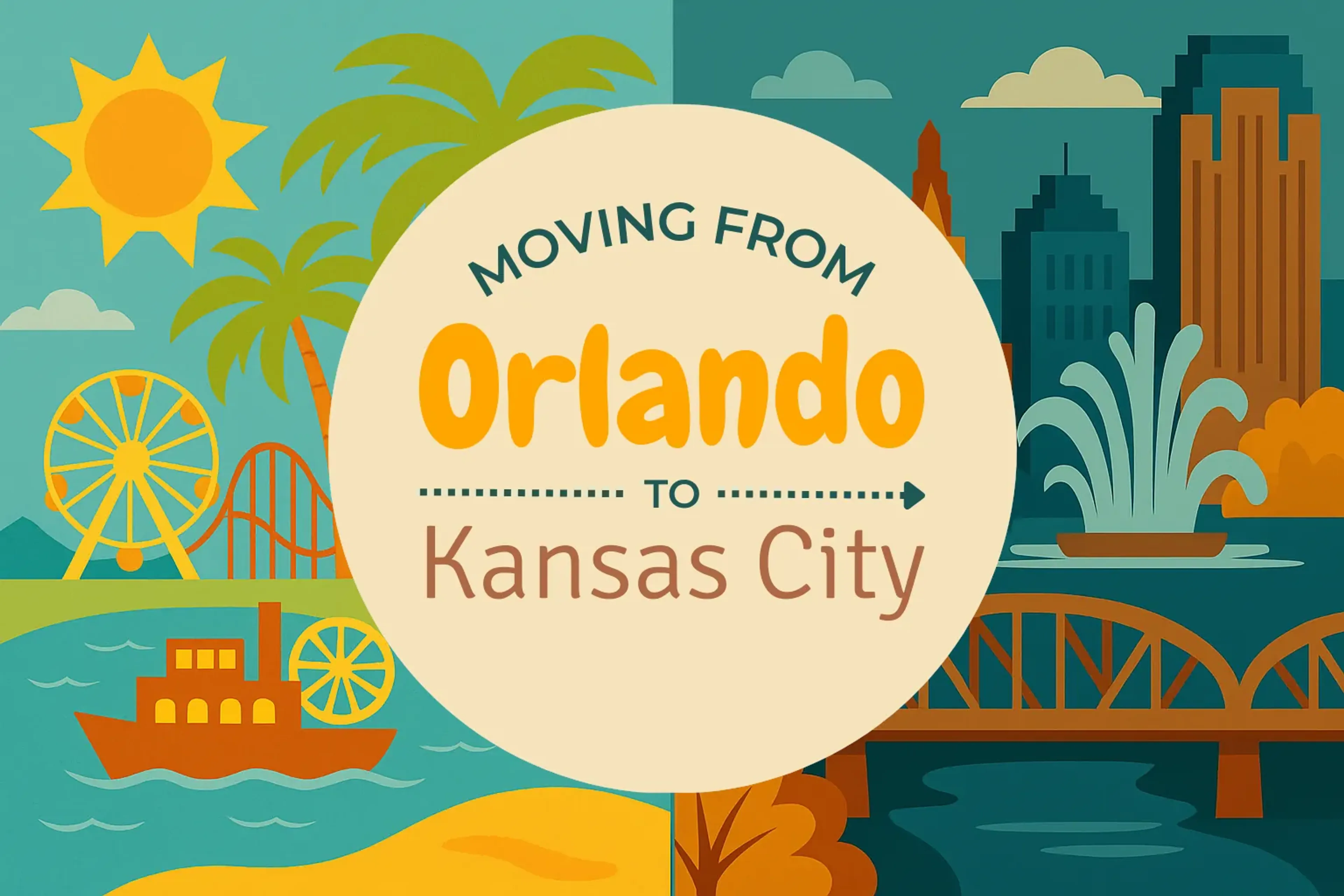 Side-by-side comparison of Orlando to Kansas City moving companies