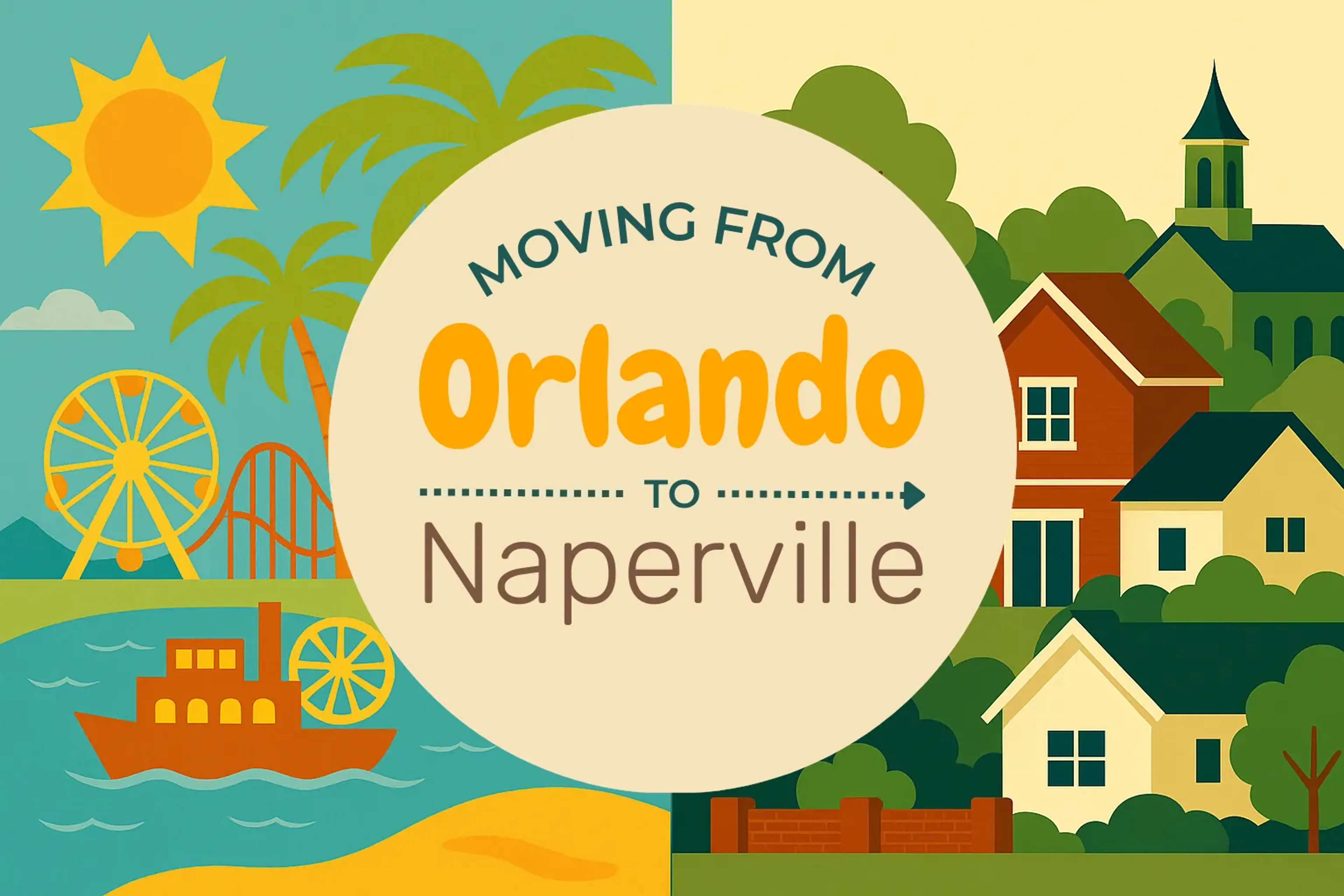 Side-by-side comparison of Orlando to Naperville moving companies