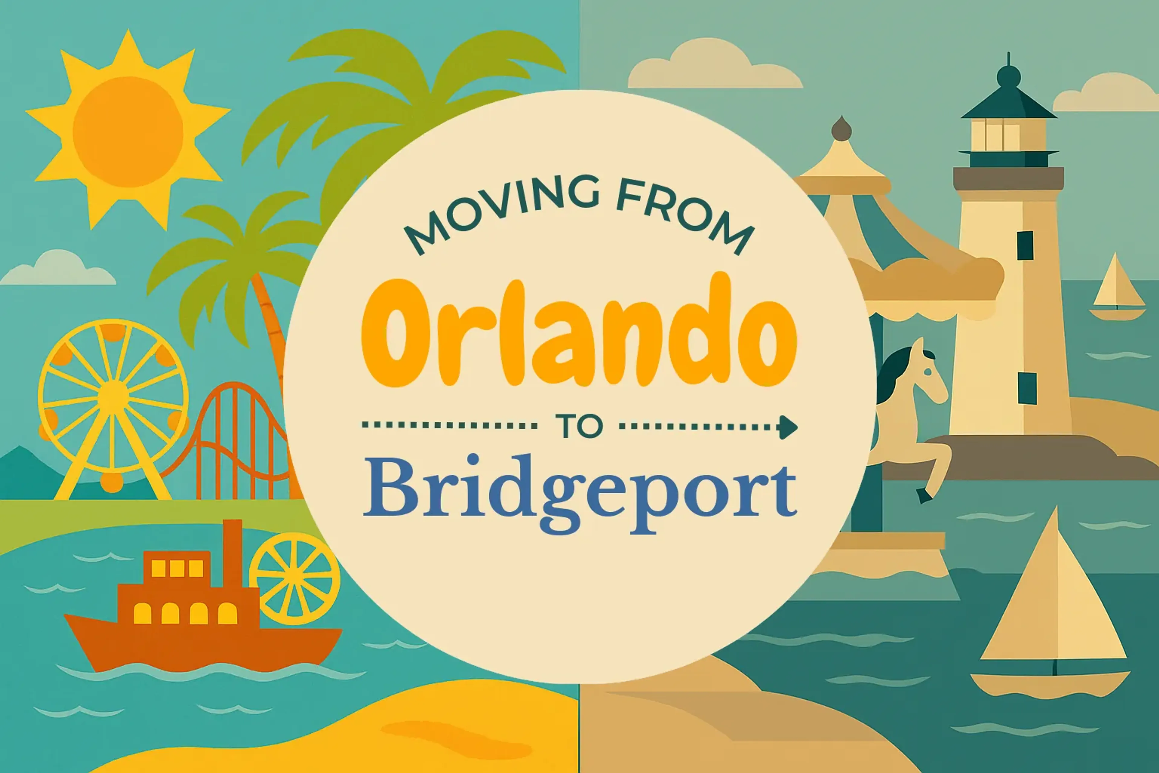 Side-by-side comparison of Orlando to Bridgeport moving companies