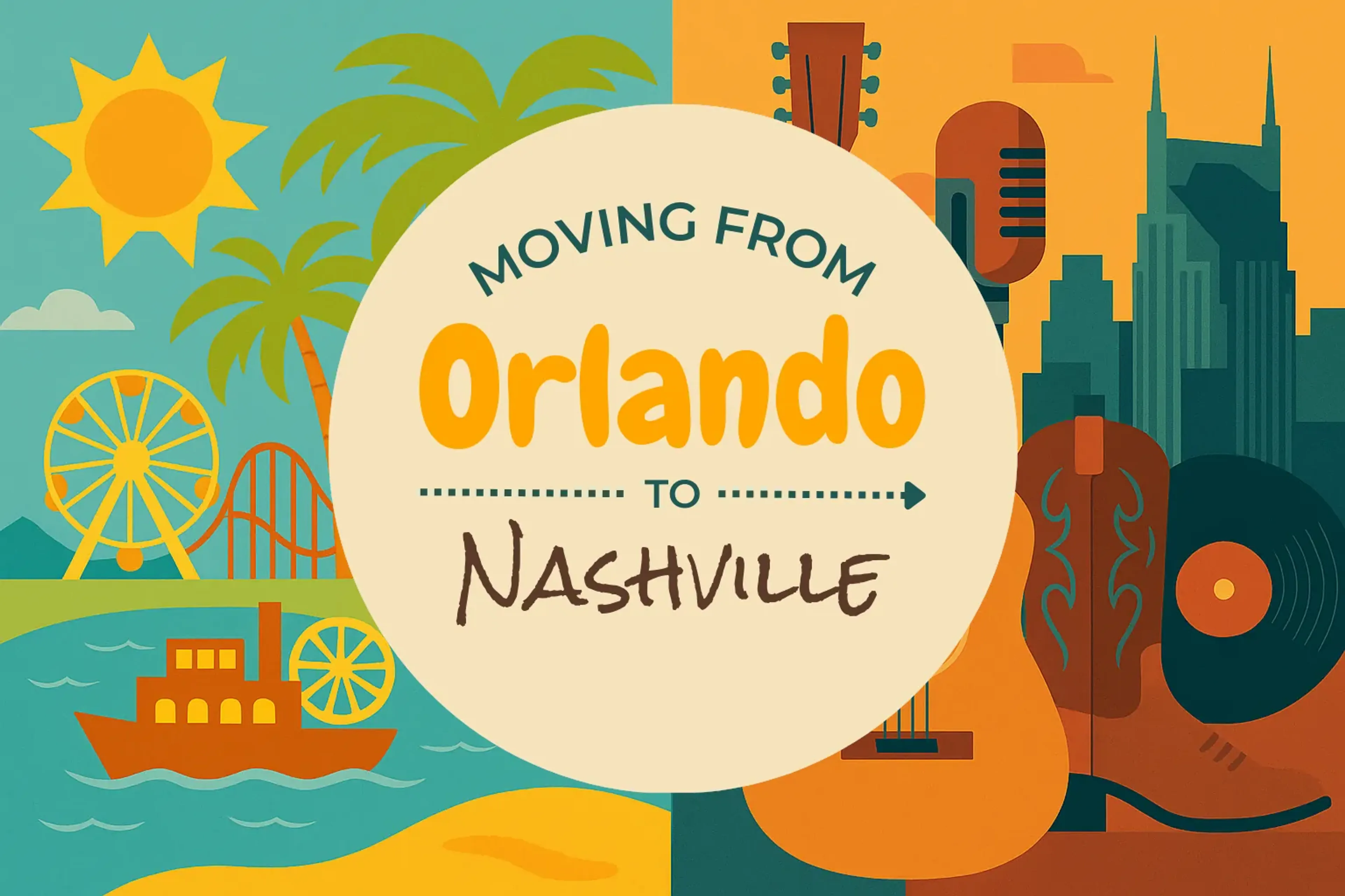 Side-by-side comparison of Orlando to Nashville moving companies
