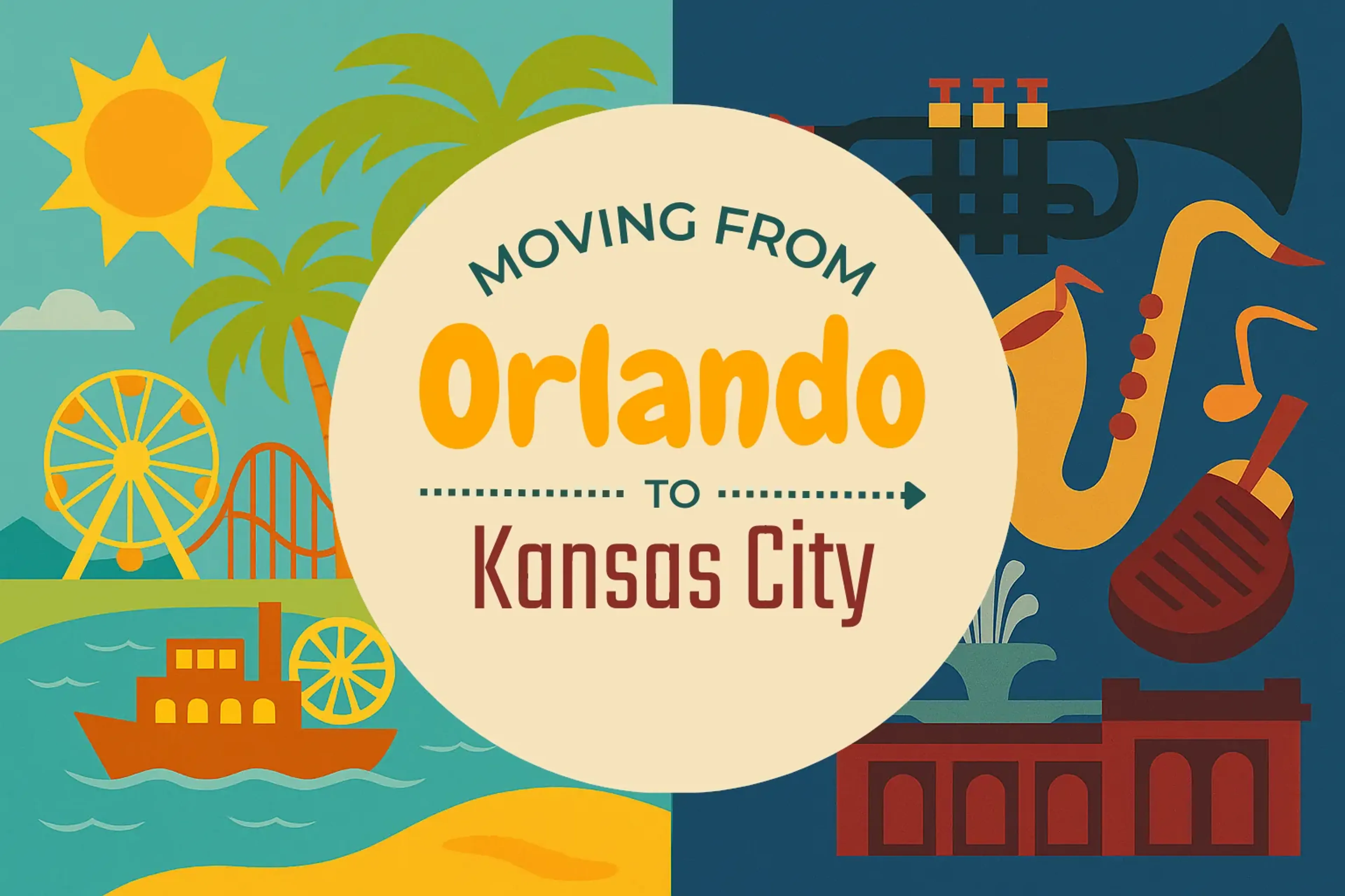 Side-by-side comparison of Orlando to Kansas City moving companies