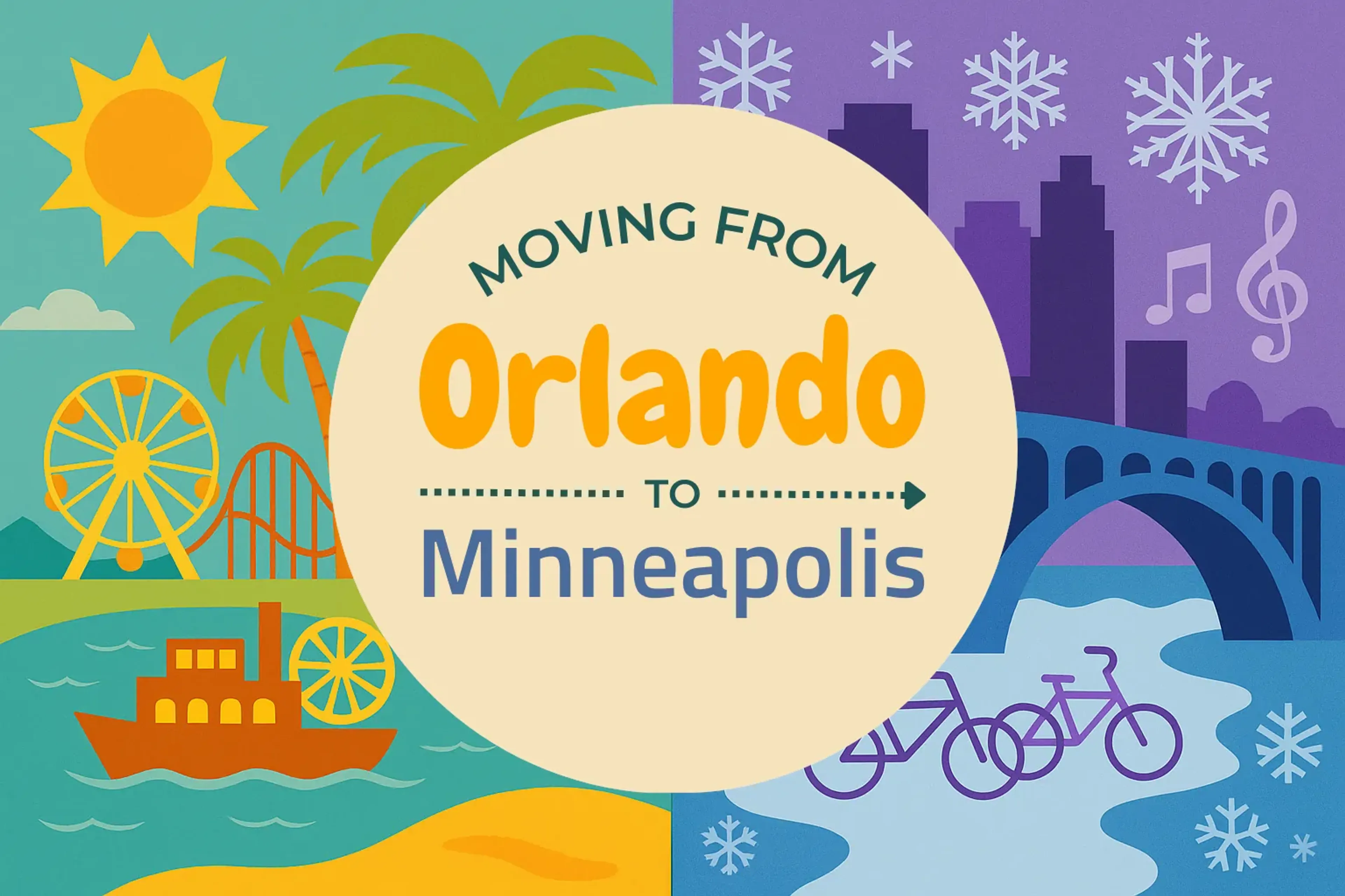 Side-by-side comparison of Orlando to Minneapolis moving companies