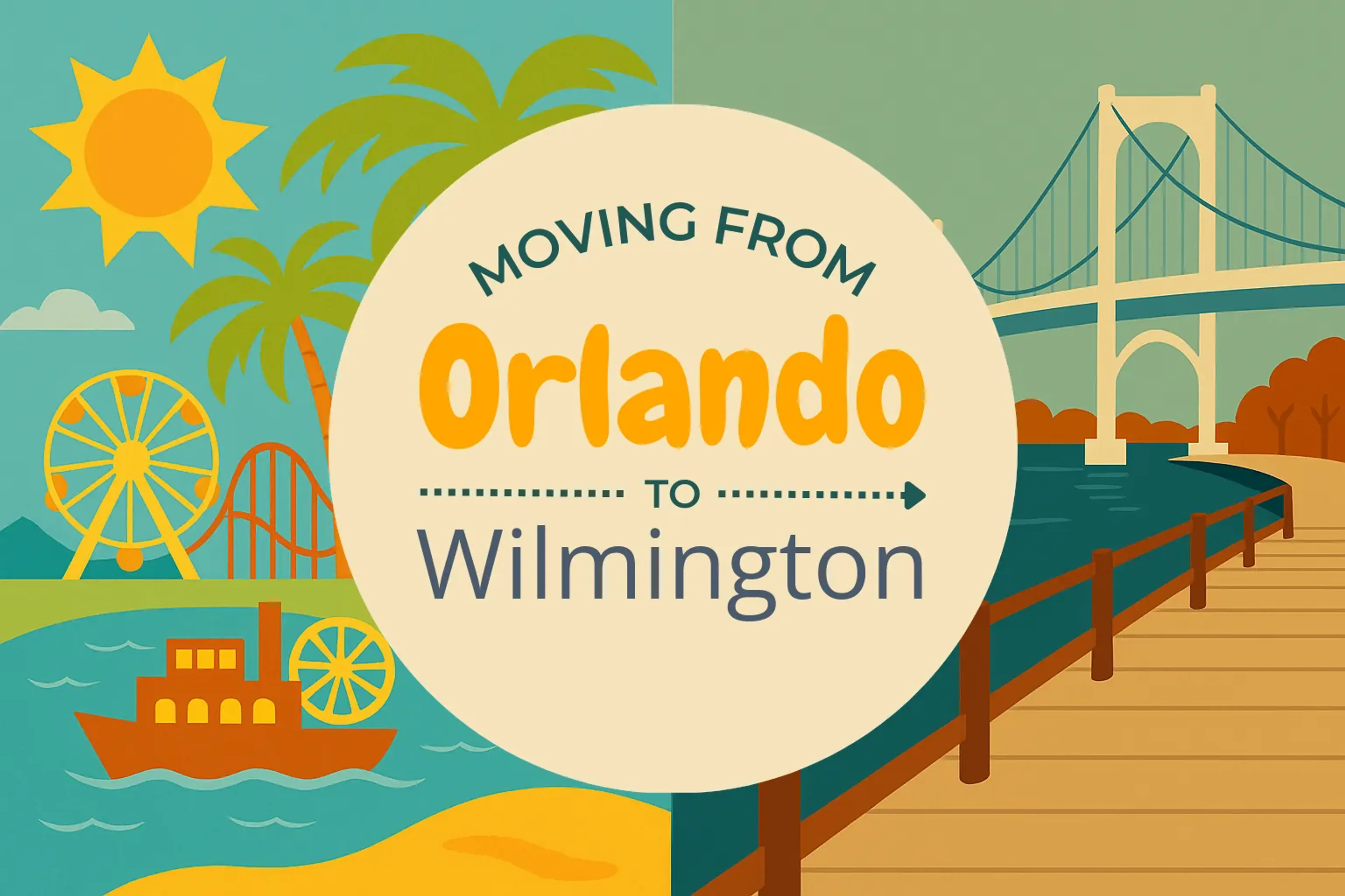 Side-by-side comparison of Orlando to Wilmington moving companies