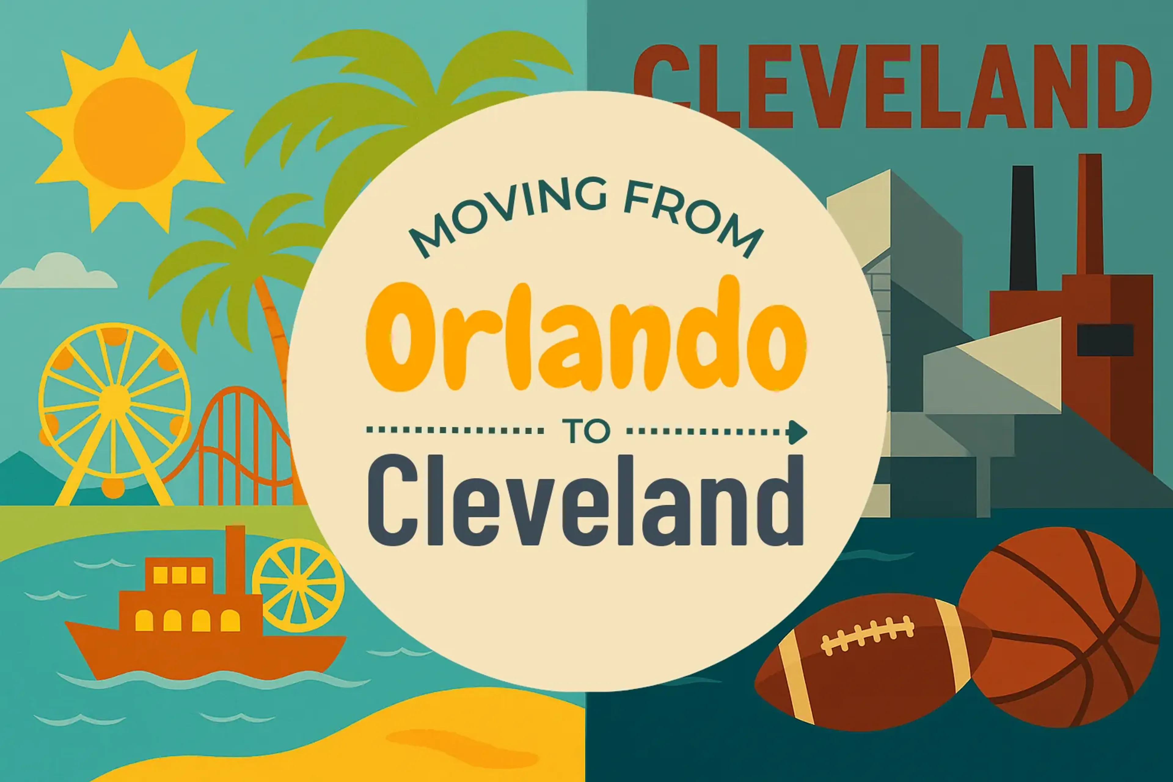 Side-by-side comparison of Orlando to Cleveland moving companies