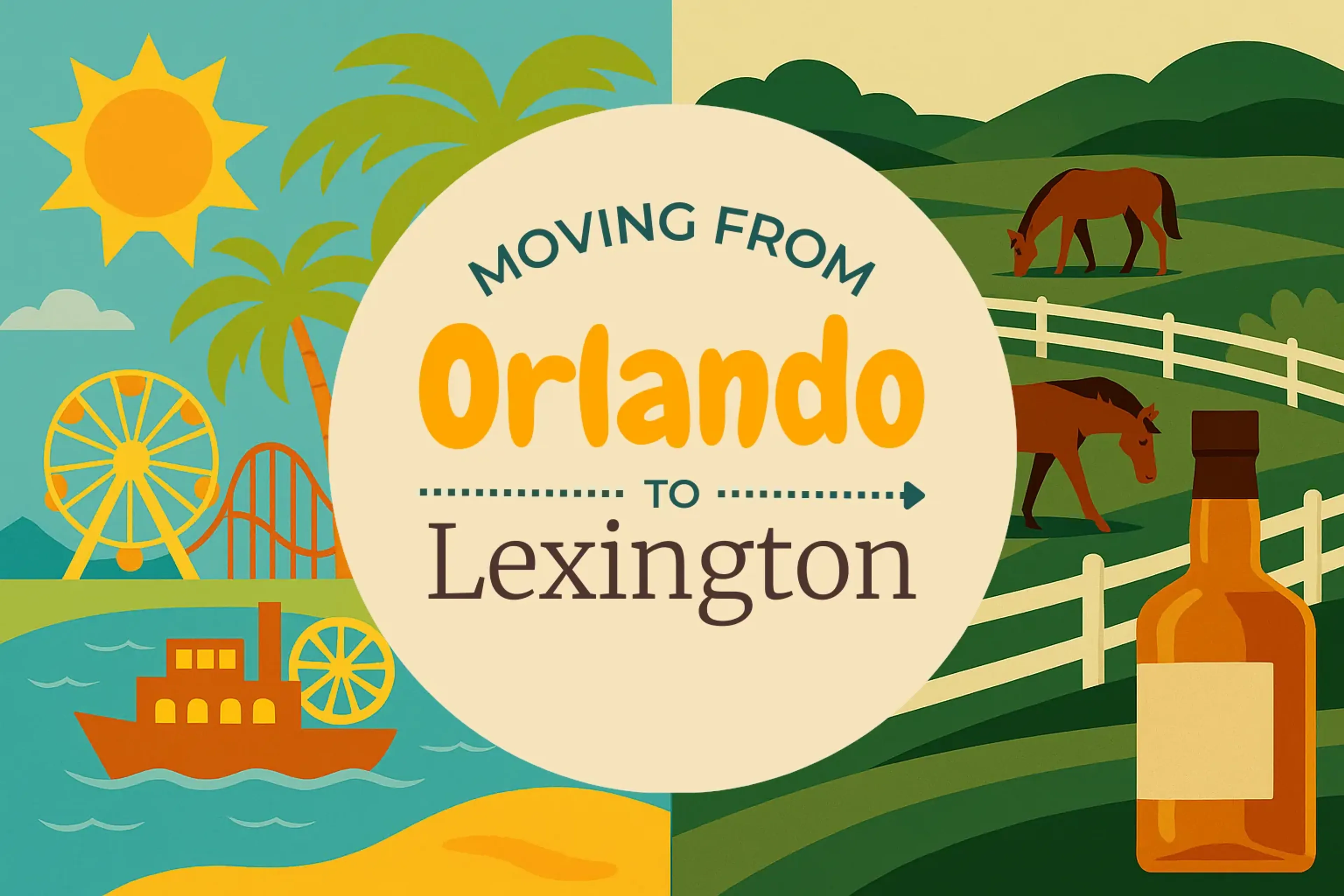 Side-by-side comparison of Orlando to Lexington moving companies
