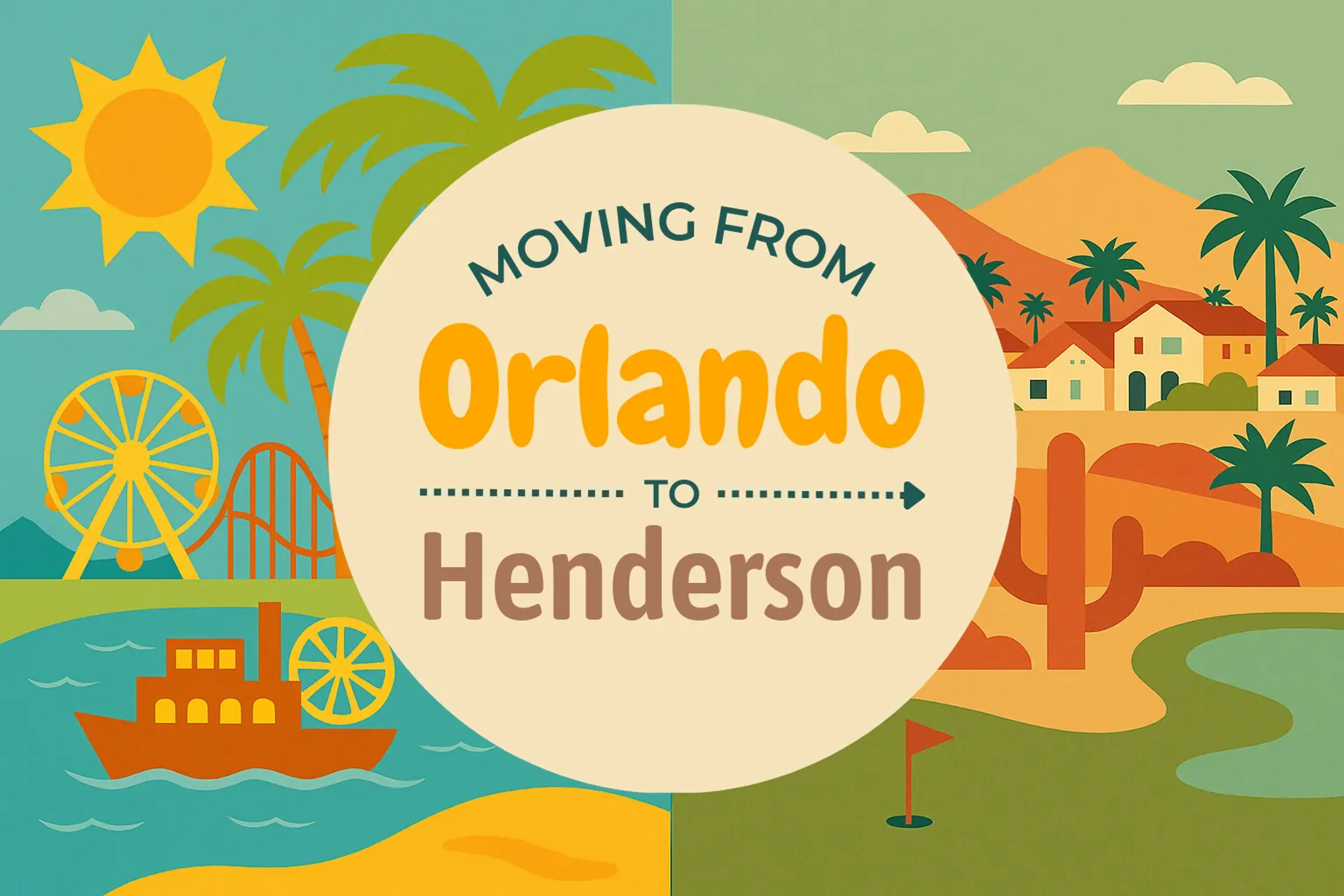 Side-by-side comparison of Orlando to Henderson moving companies
