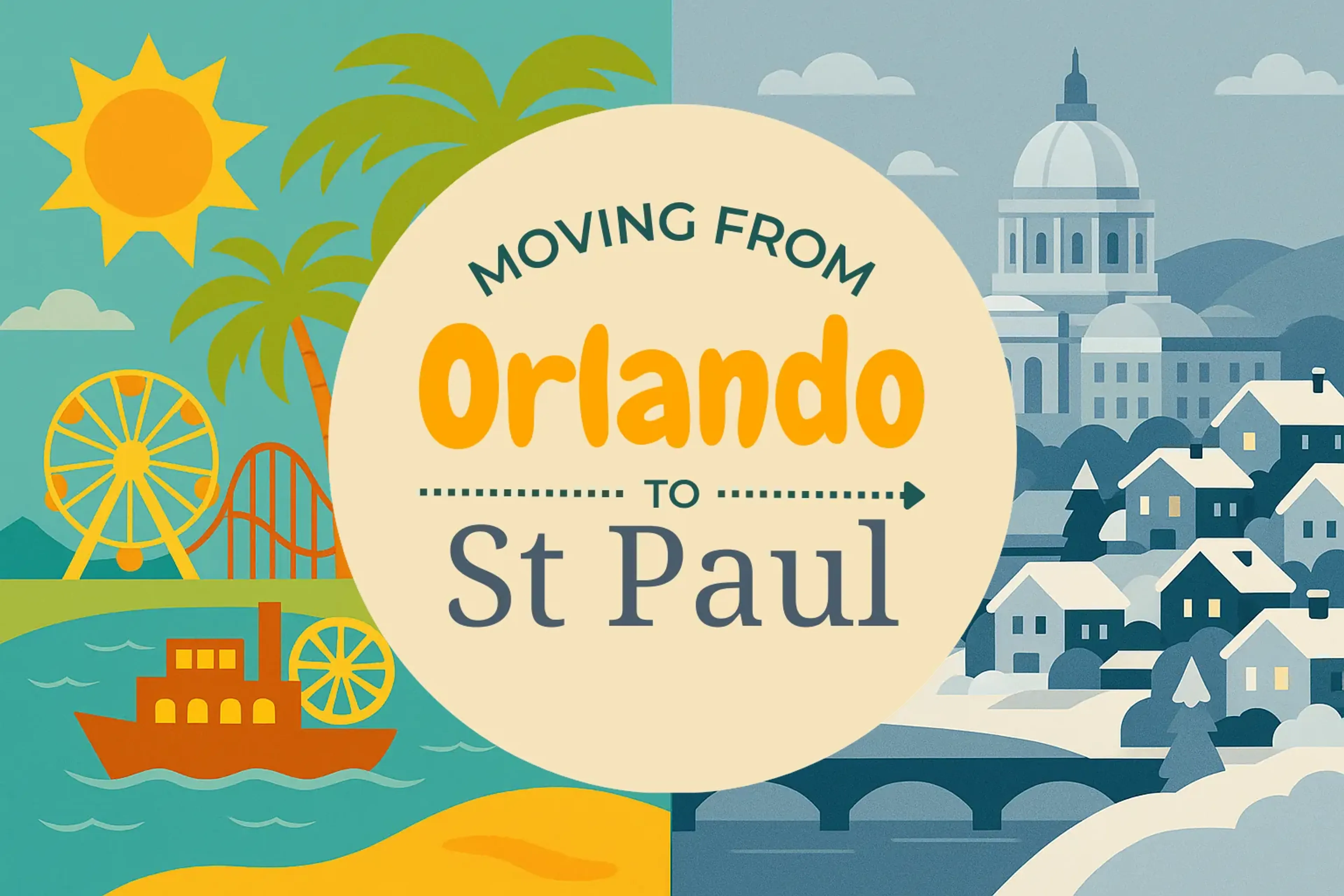Side-by-side comparison of Orlando to St. Paul moving companies