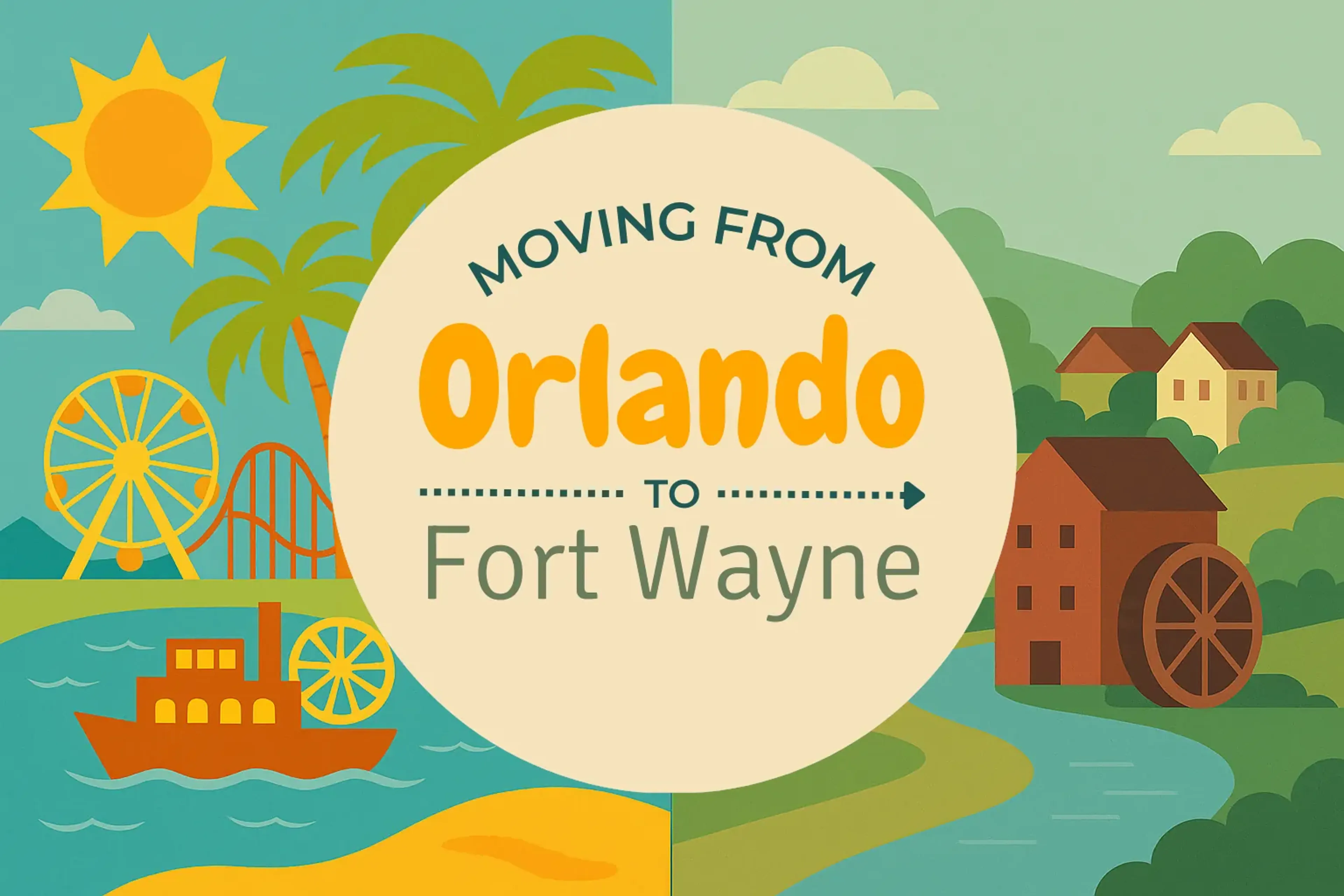 Side-by-side comparison of Orlando to Fort Wayne moving companies