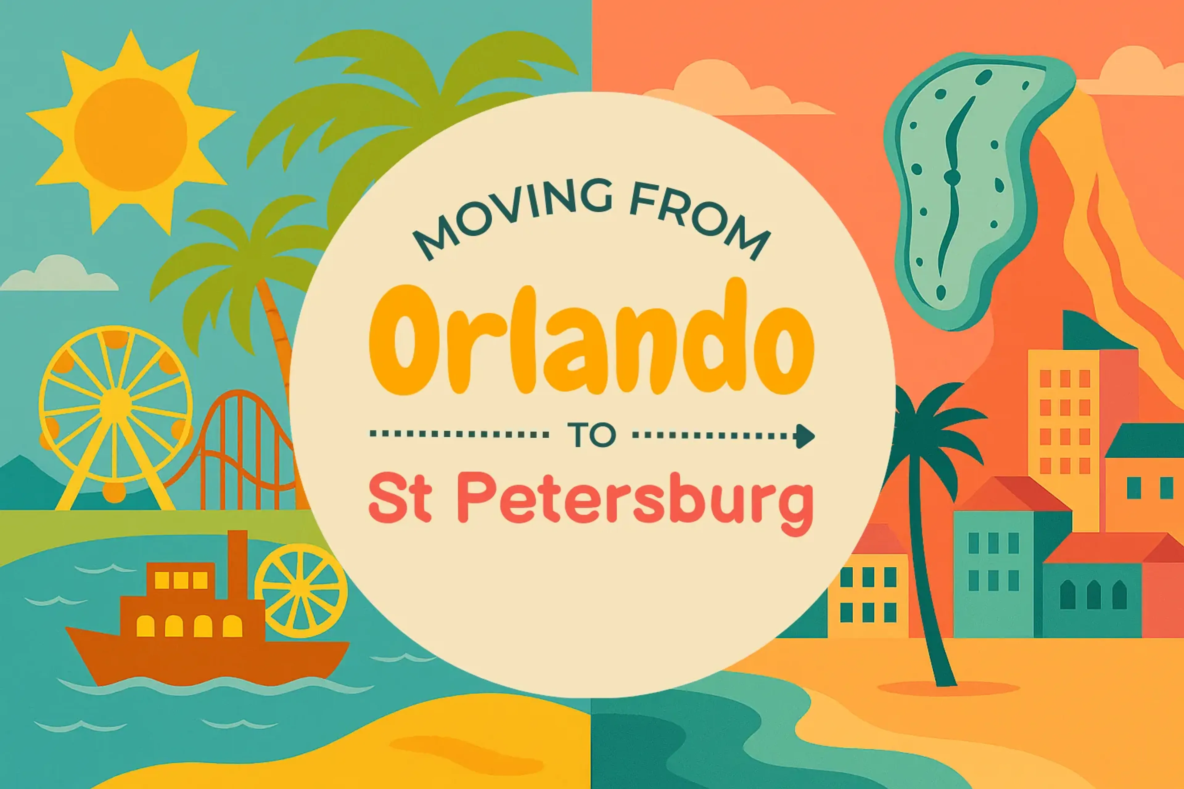 Side-by-side comparison of Orlando to St. Petersburg moving companies