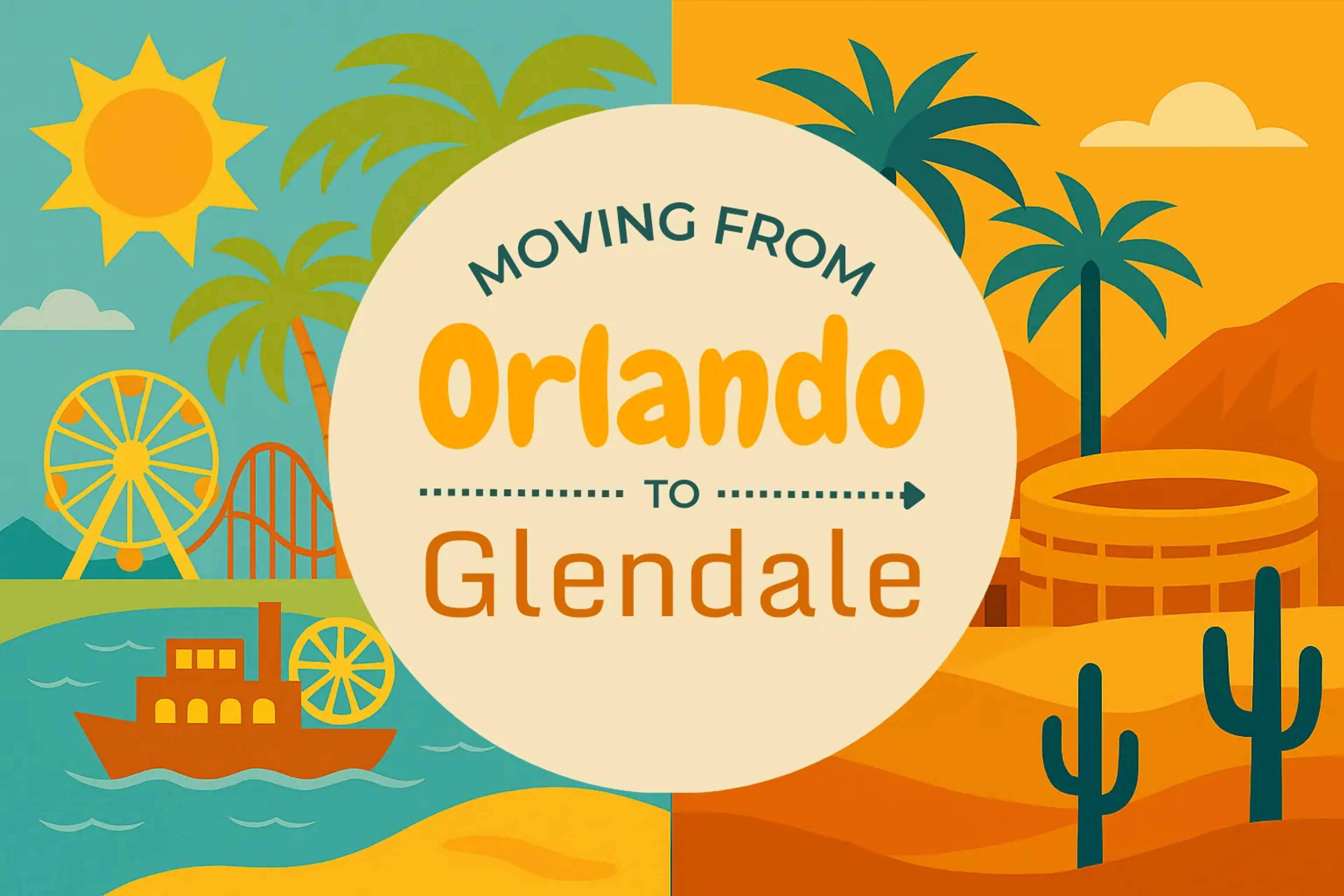 Side-by-side comparison of Orlando to Glendale moving companies