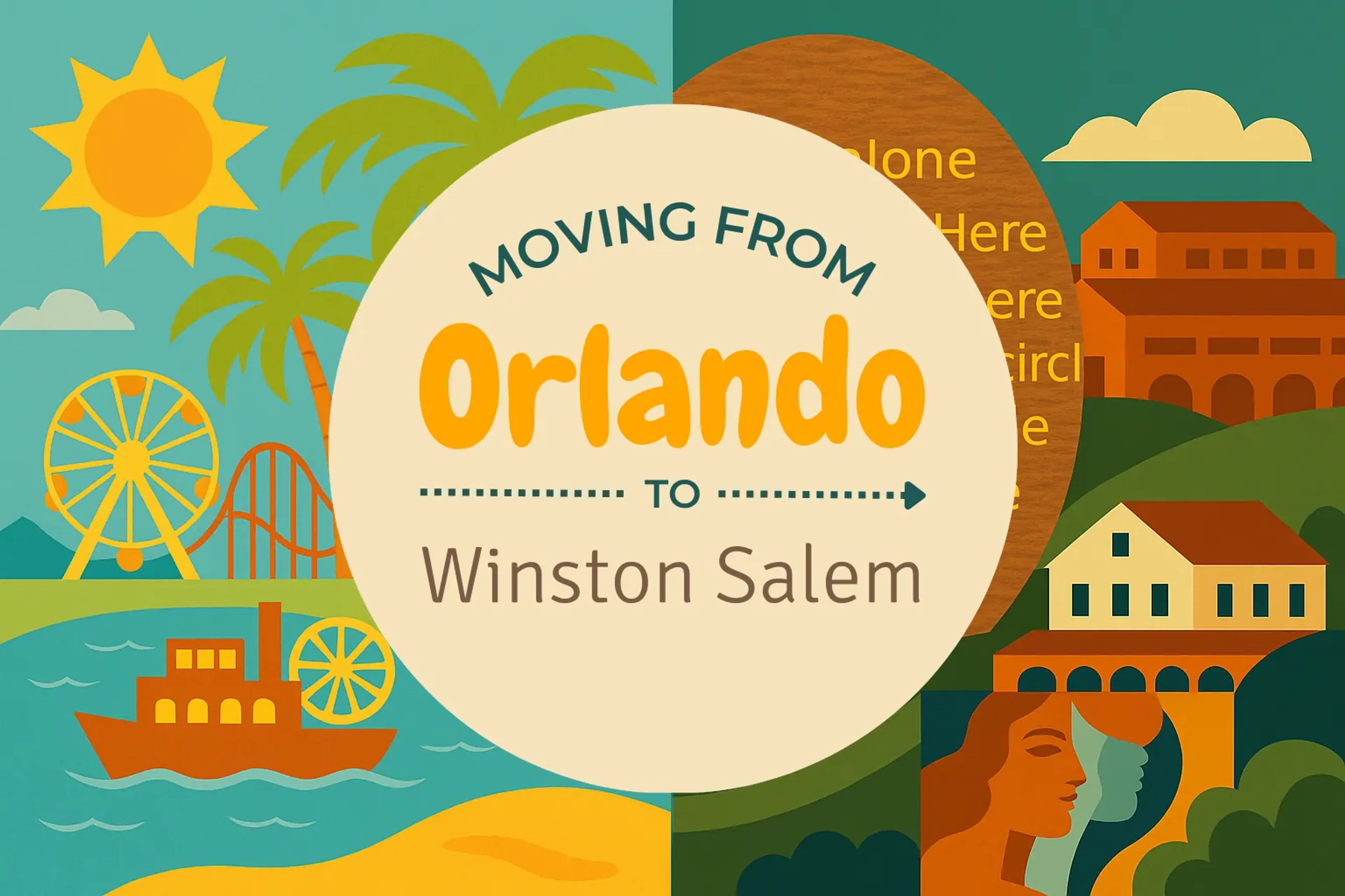 Side-by-side comparison of Orlando to Winston Salem moving companies