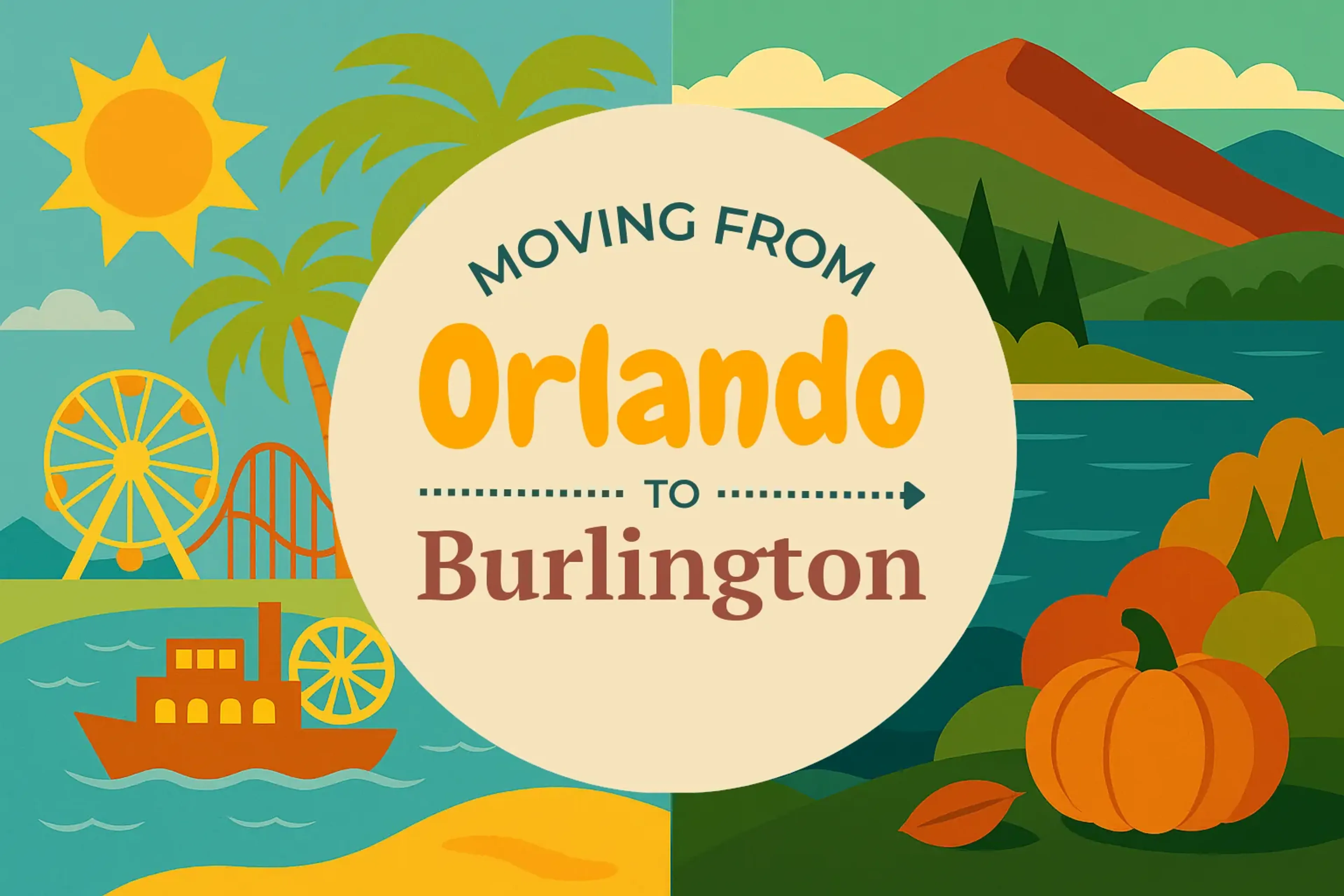 Side-by-side comparison of Orlando to Burlington moving companies