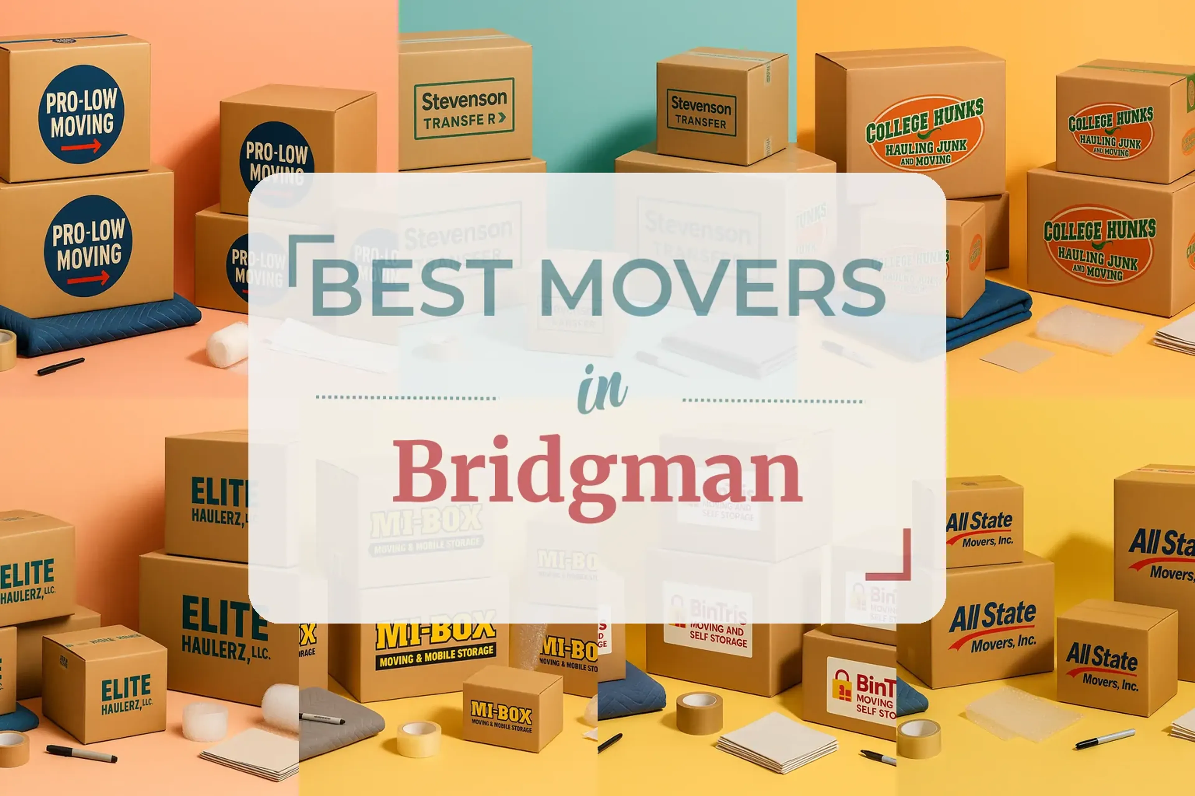 Side-by-side comparison of Bridgman moving companies