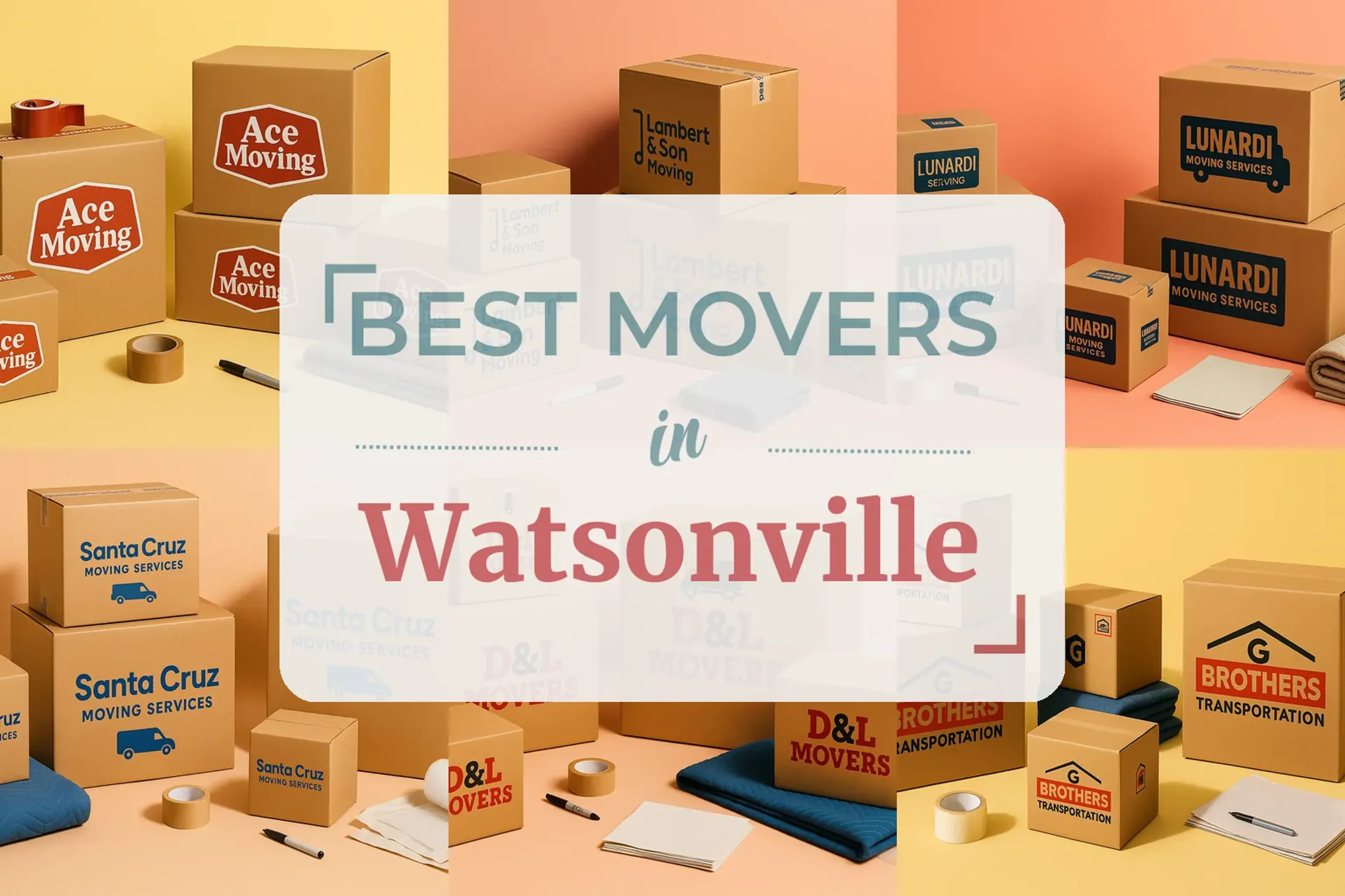 Side-by-side comparison of Watsonville moving companies