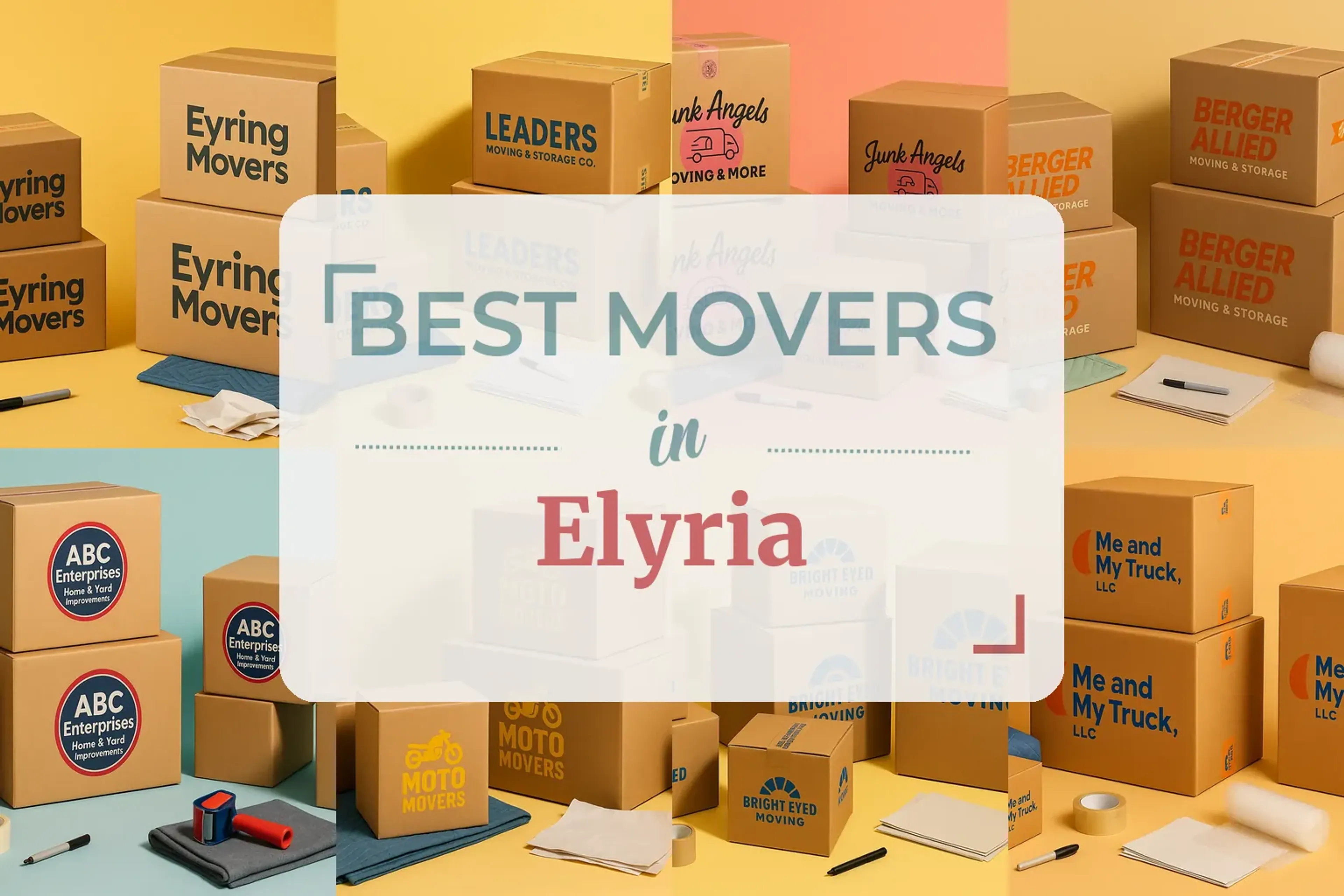 Side-by-side comparison of Elyria moving companies