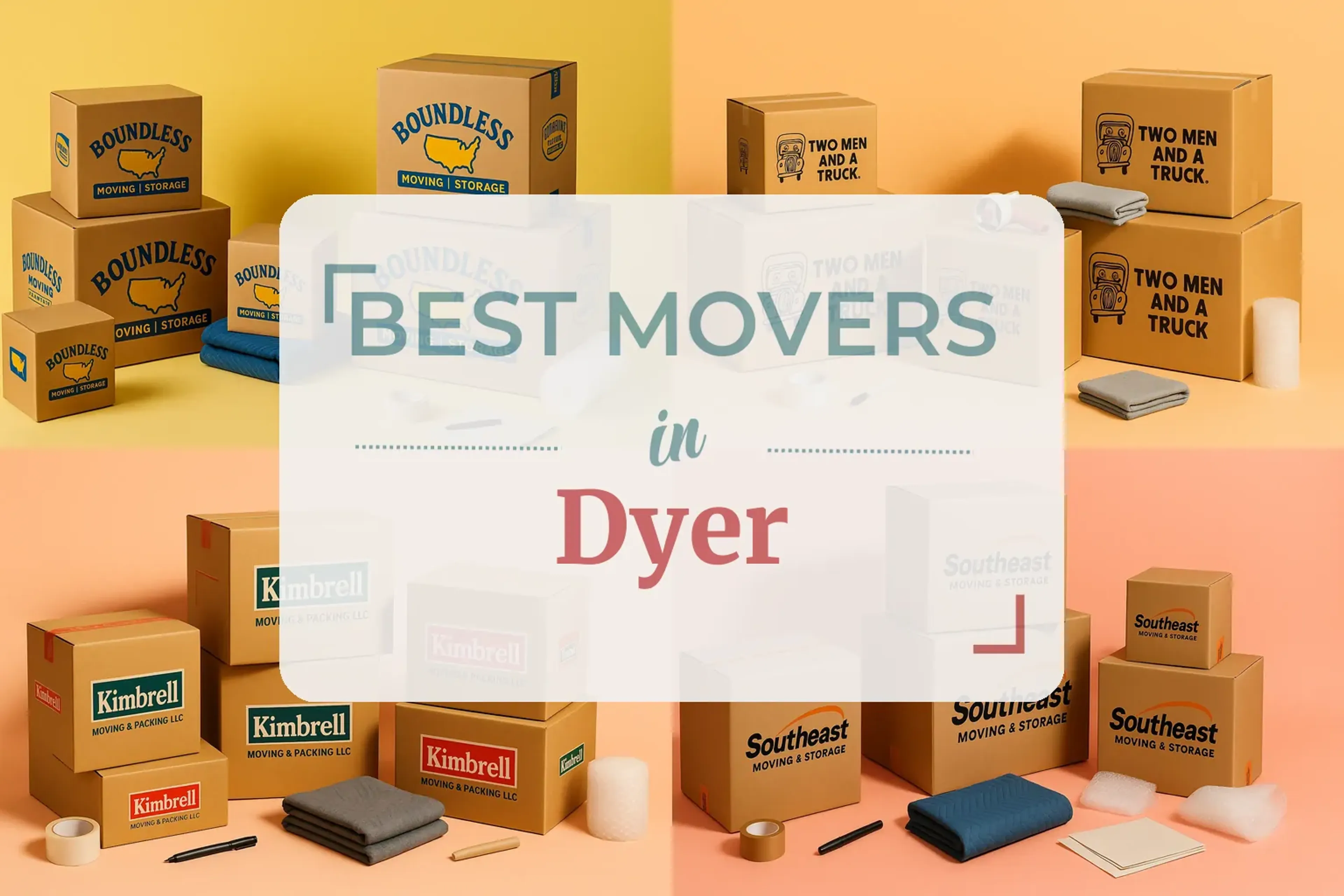 Side-by-side comparison of Dyer moving companies