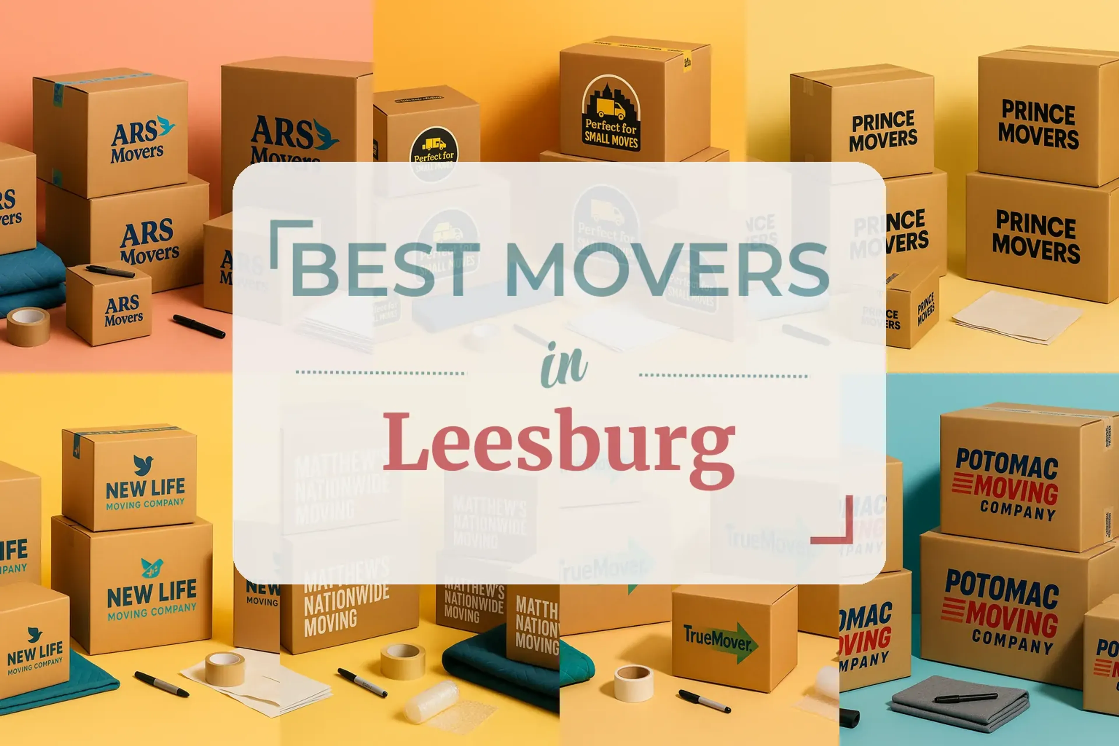 Side-by-side comparison of Leesburg moving companies
