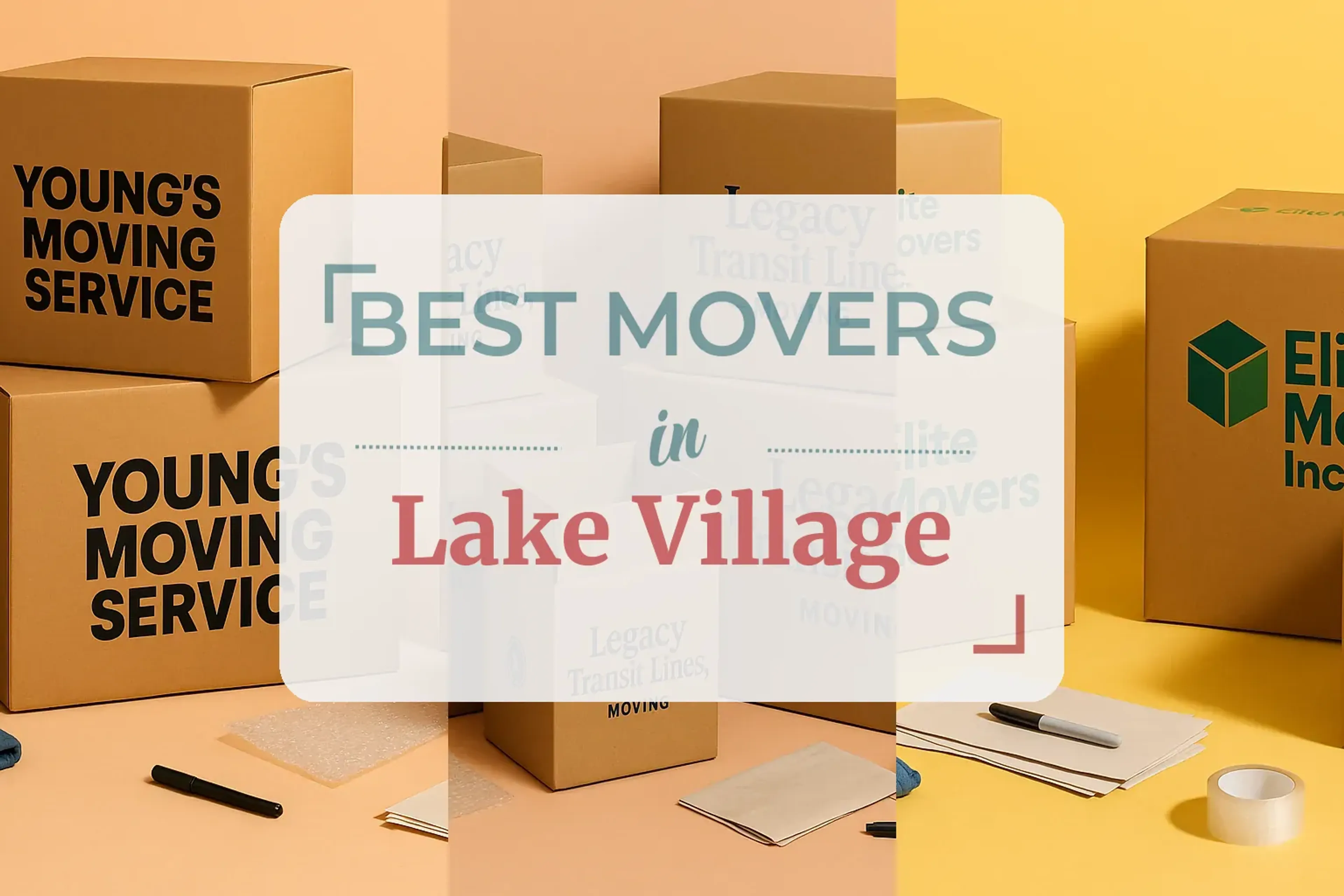 Side-by-side comparison of Lake Village moving companies