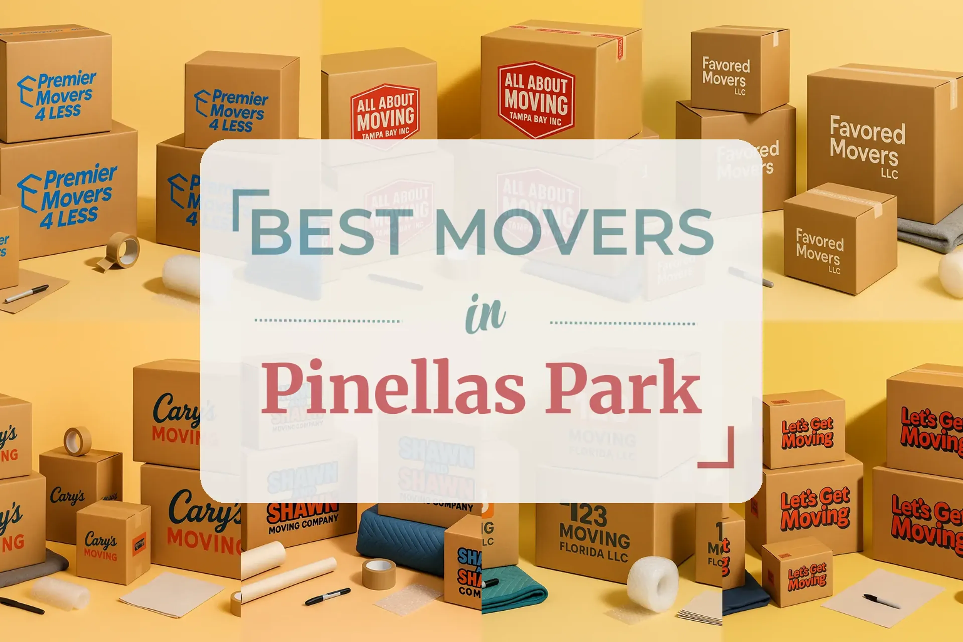 Side-by-side comparison of Pinellas Park moving companies