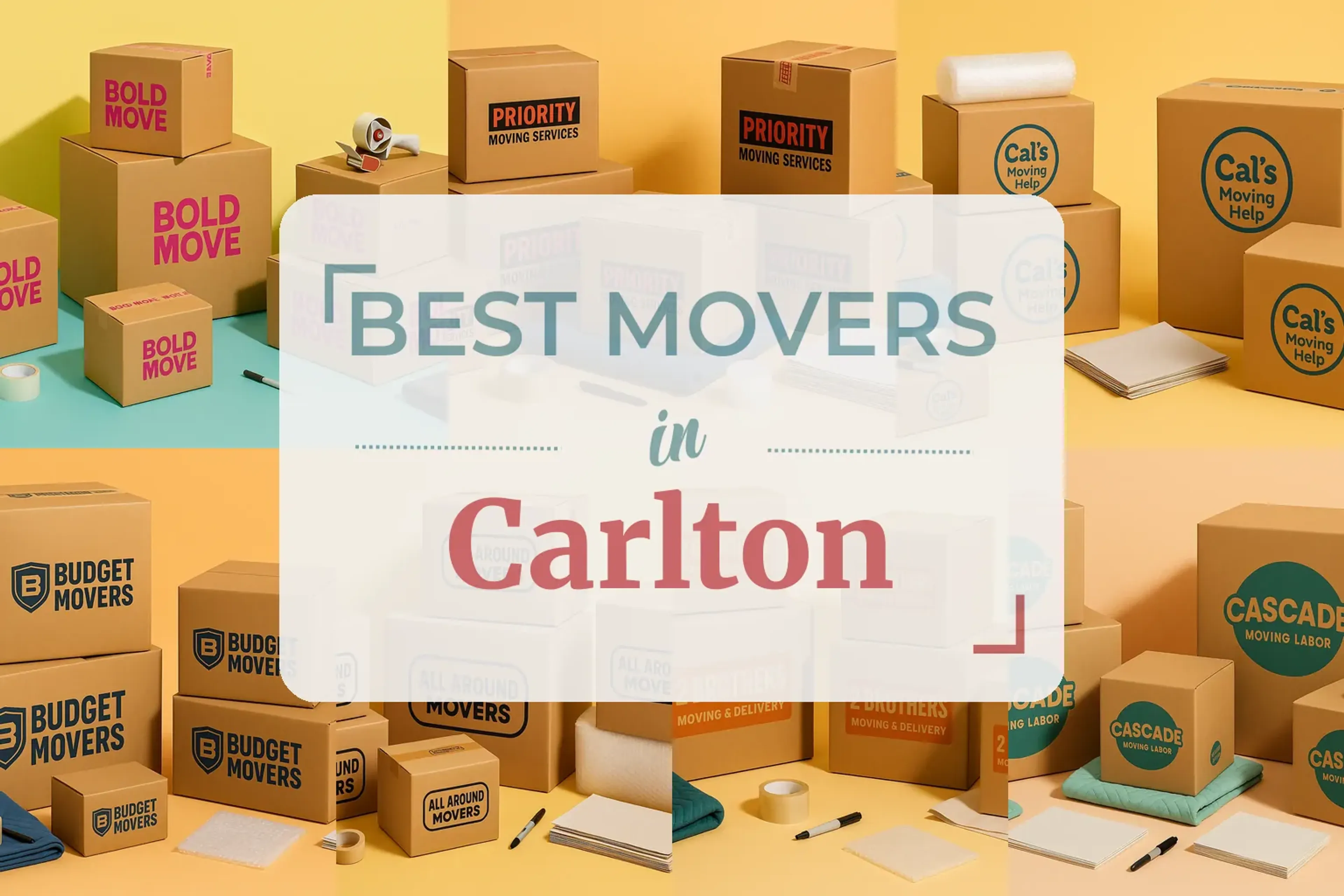 Side-by-side comparison of Carlton moving companies