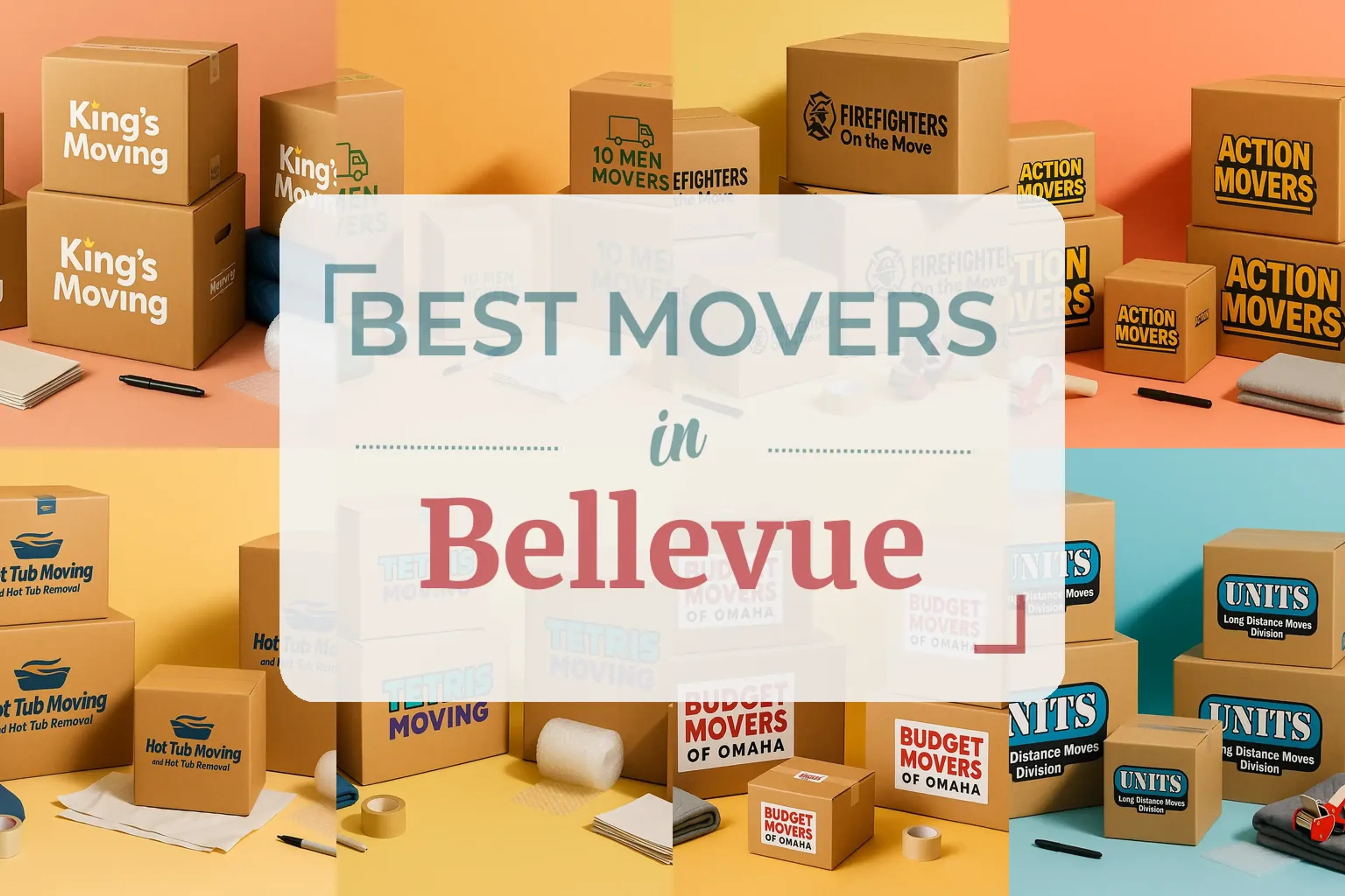 Side-by-side comparison of Bellevue moving companies