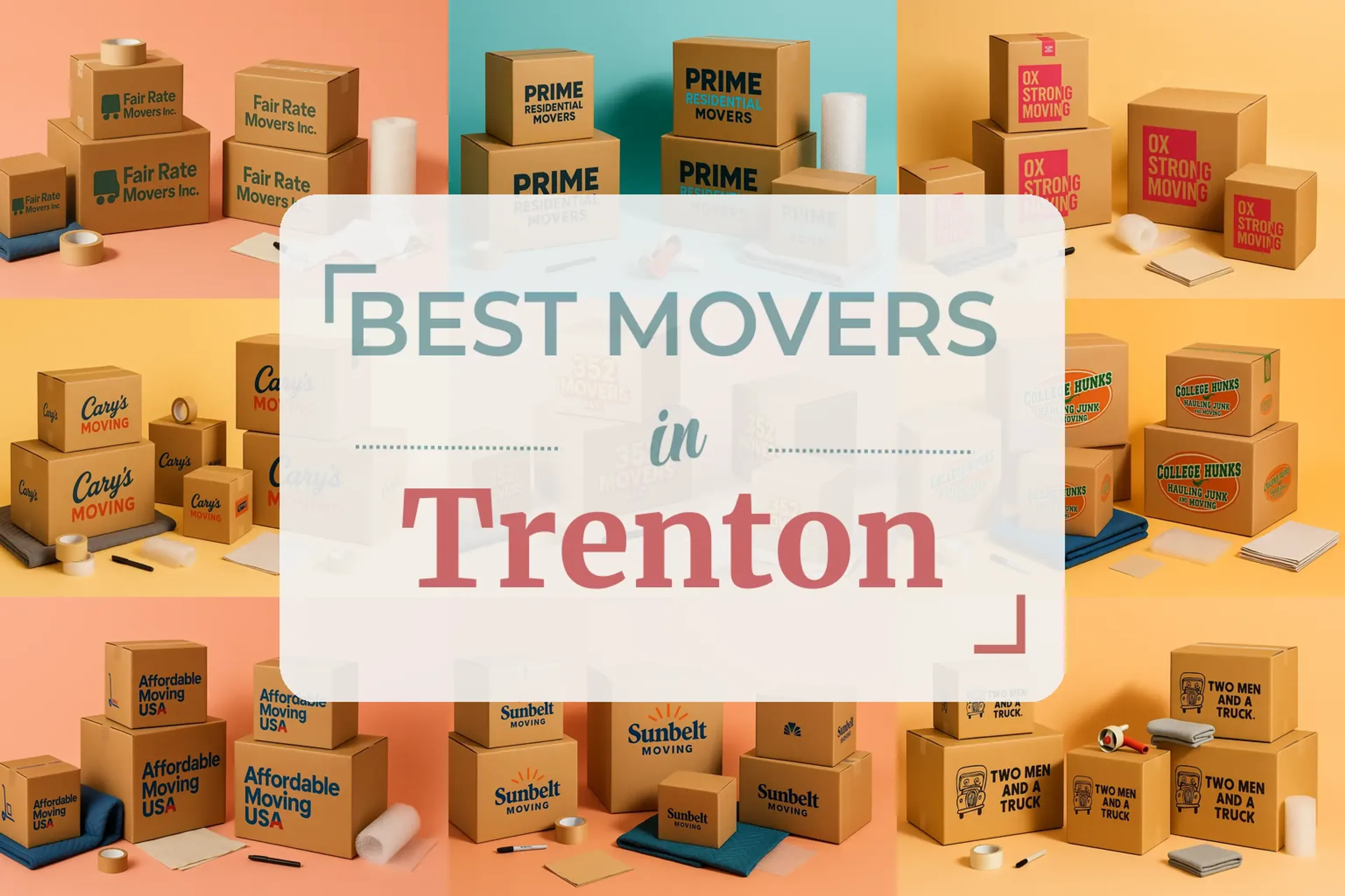 Side-by-side comparison of Trenton moving companies