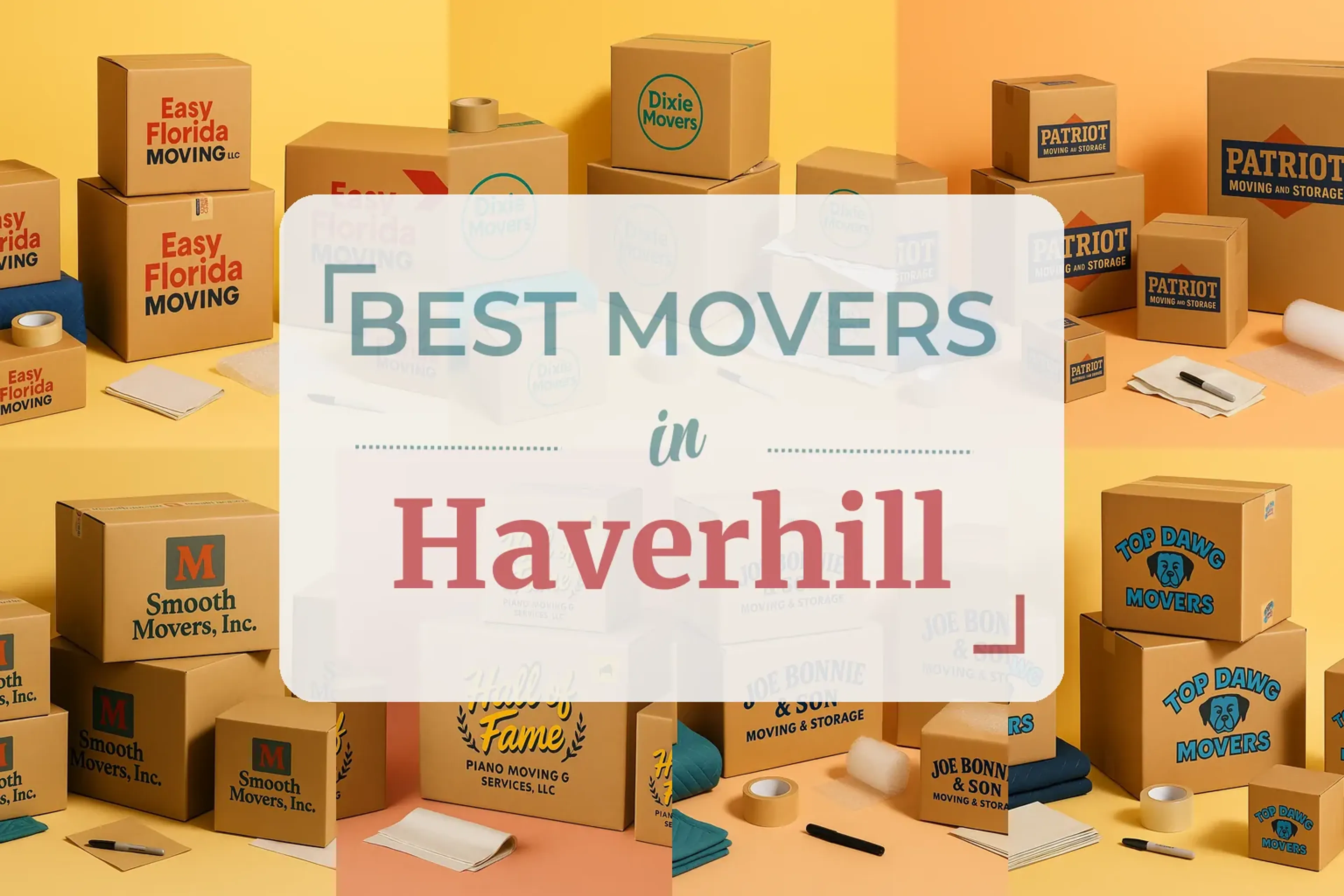 Side-by-side comparison of Haverhill moving companies