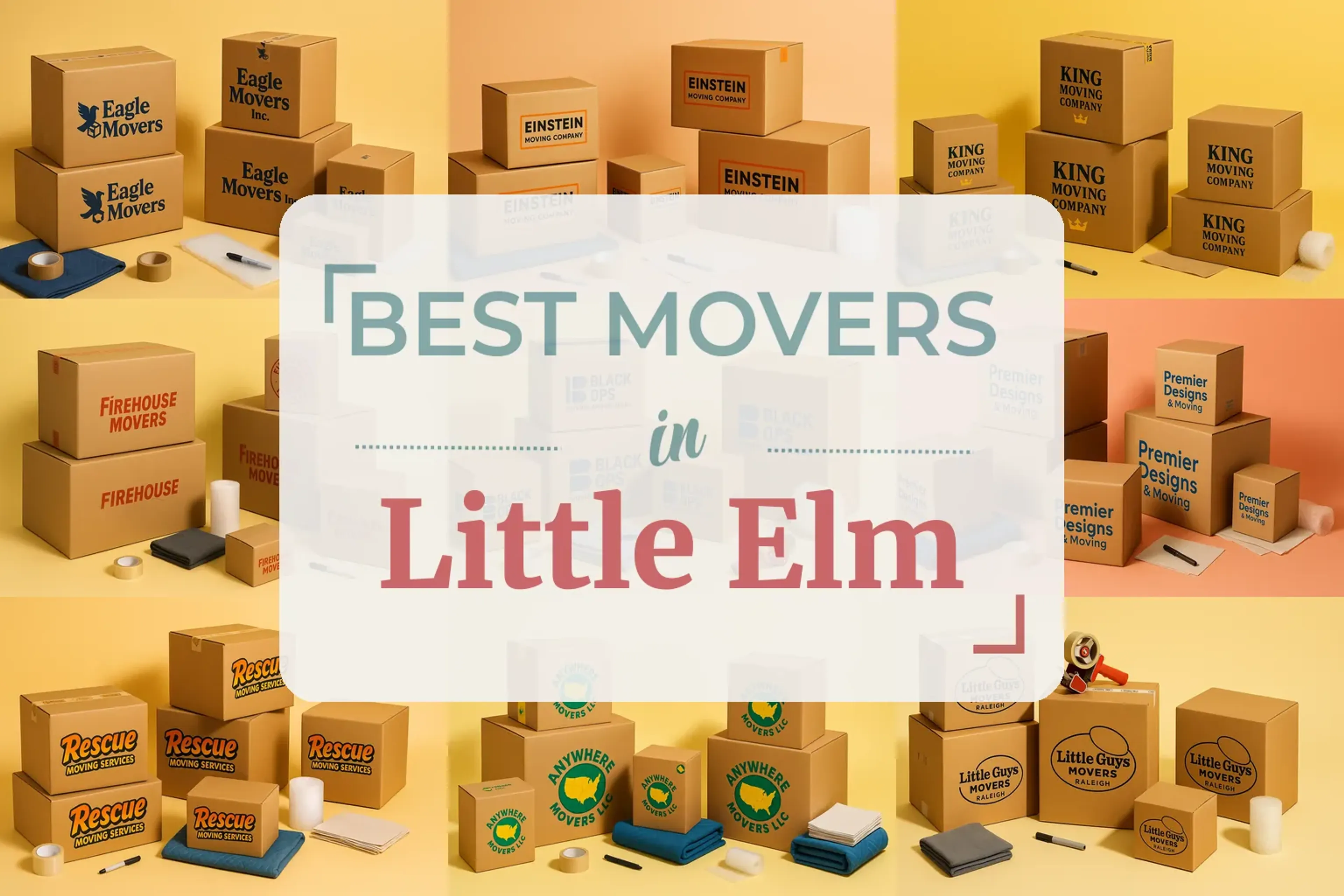 Side-by-side comparison of Little Elm moving companies