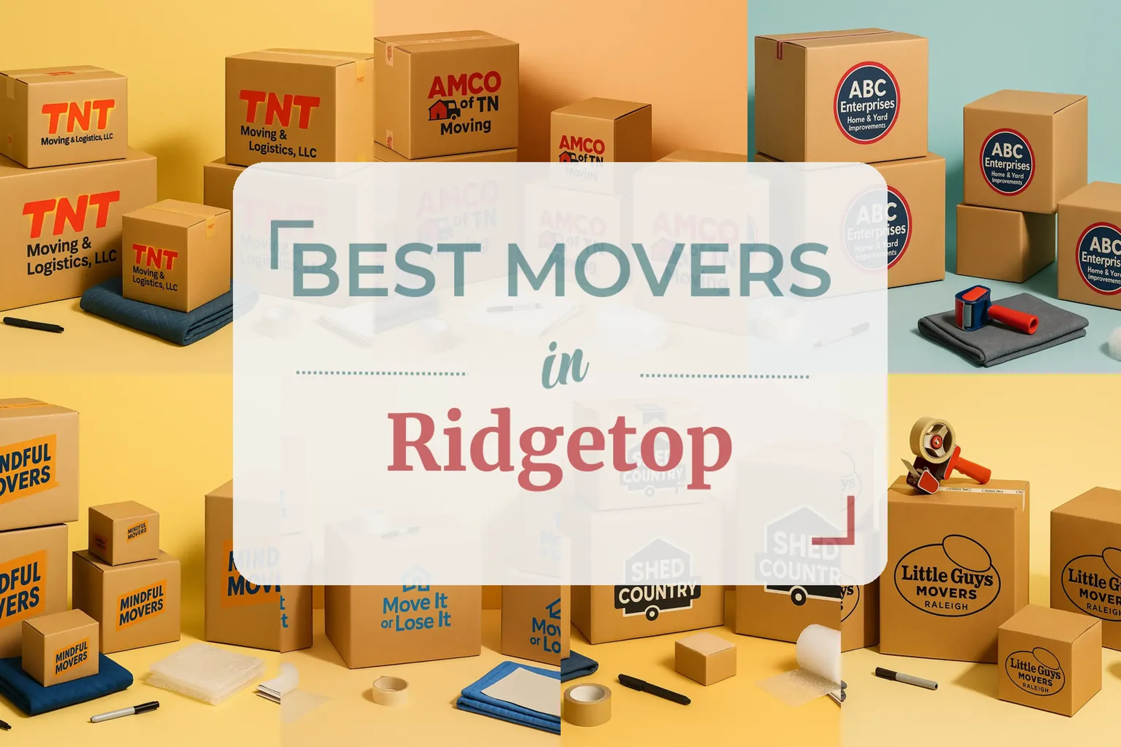 Side-by-side comparison of Ridgetop moving companies