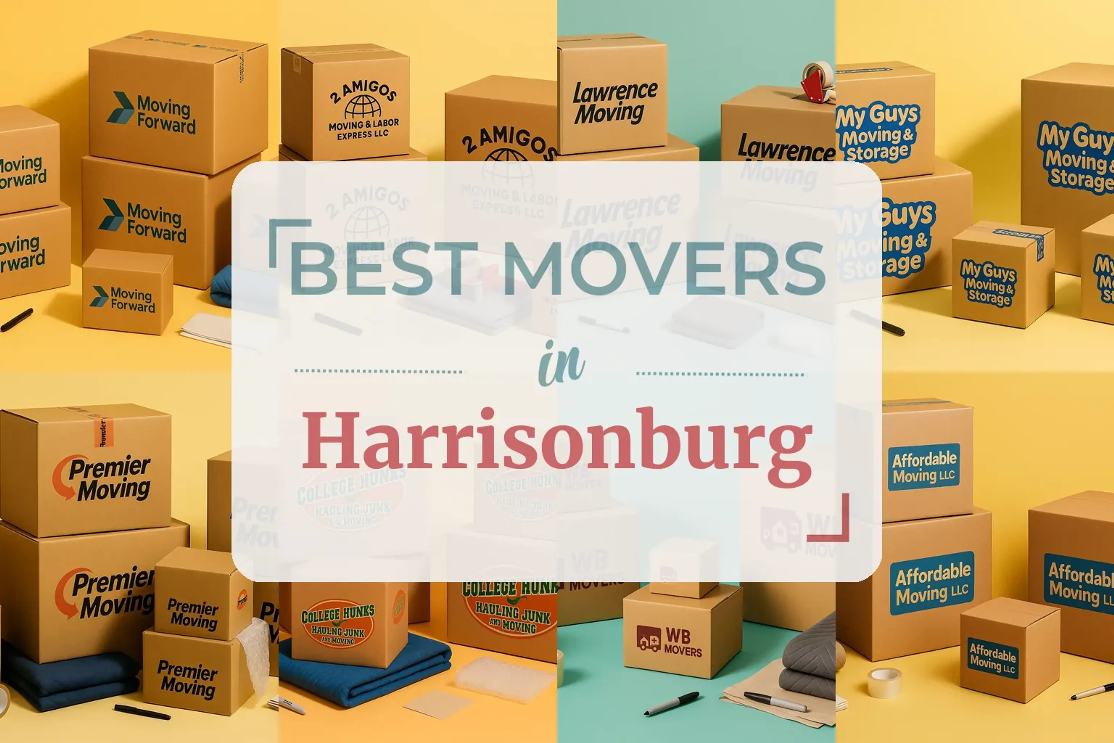 Side-by-side comparison of Harrisonburg moving companies