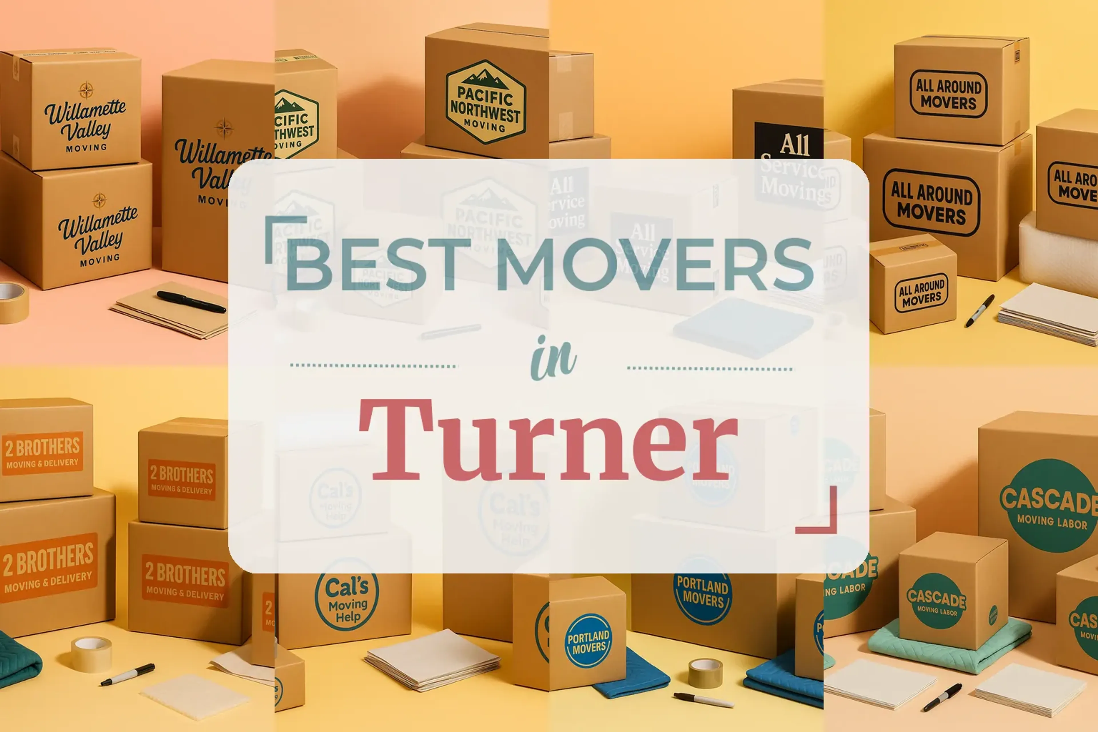 Side-by-side comparison of Turner moving companies