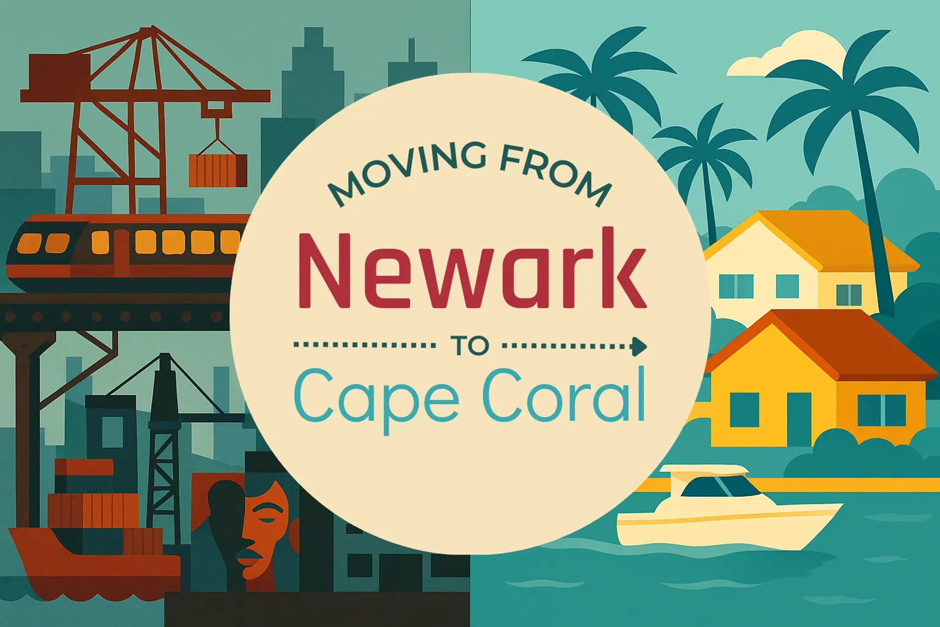Side-by-side comparison of Newark to Cape Coral moving companies