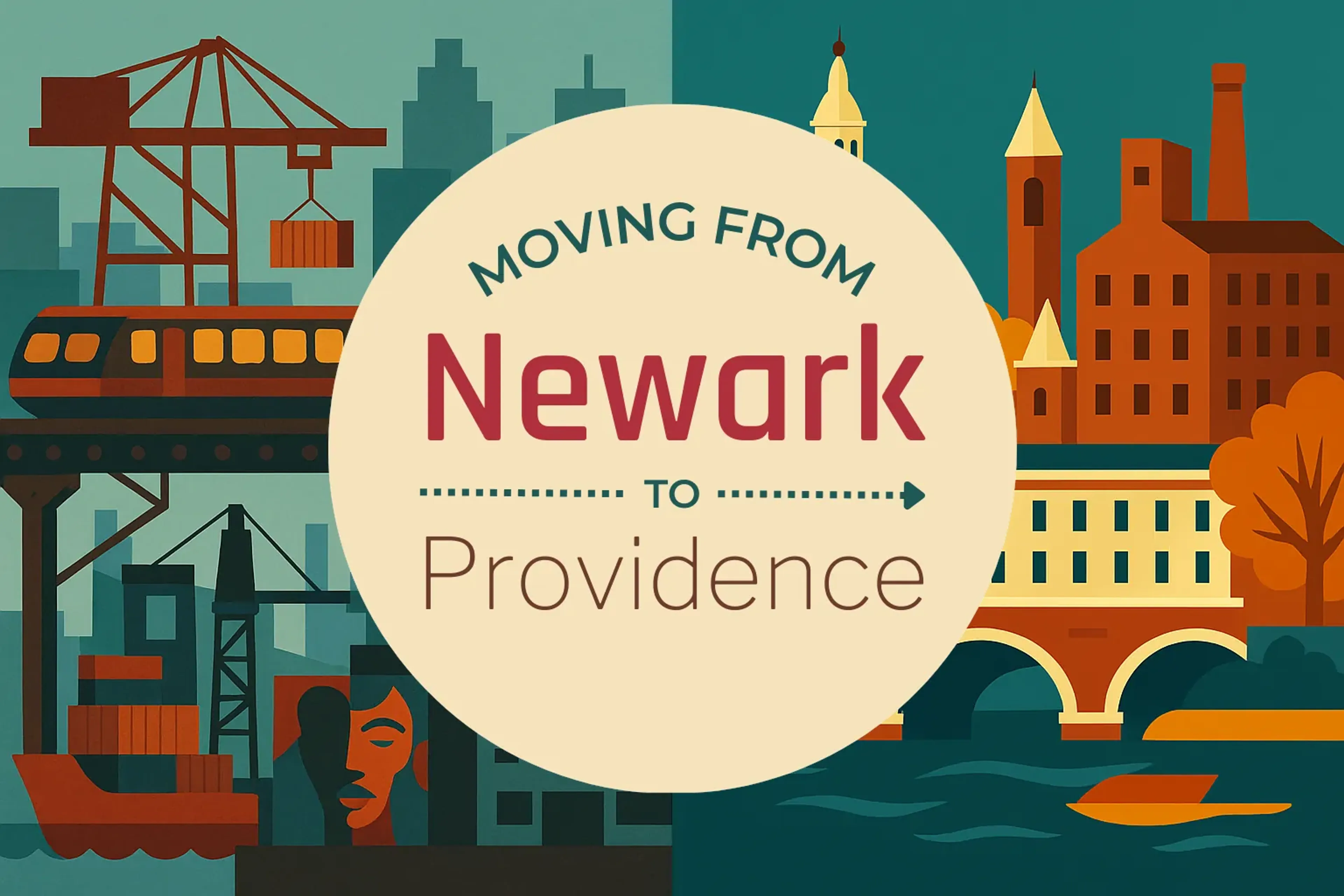 Side-by-side comparison of Newark to Providence moving companies