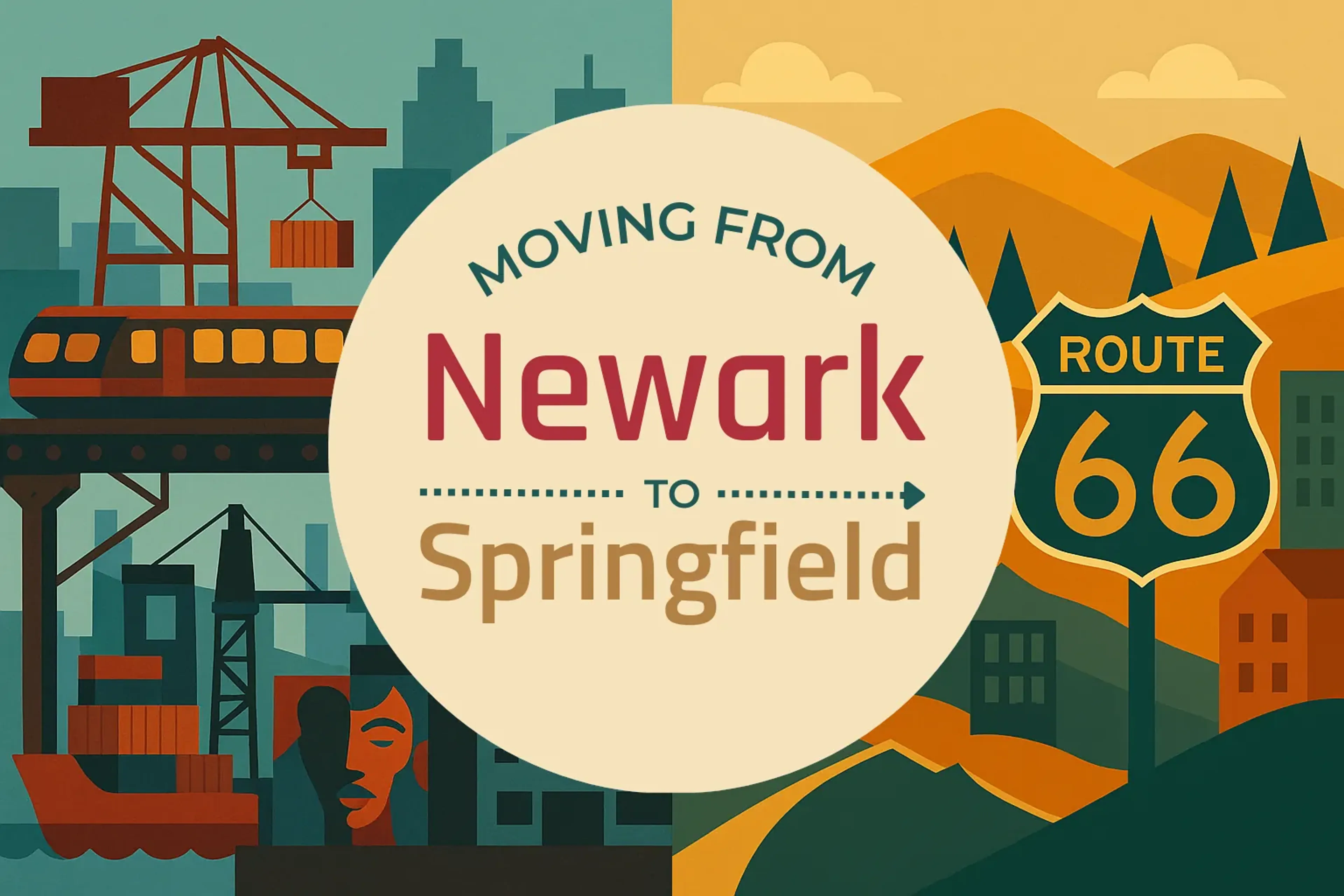 Side-by-side comparison of Newark to Springfield moving companies