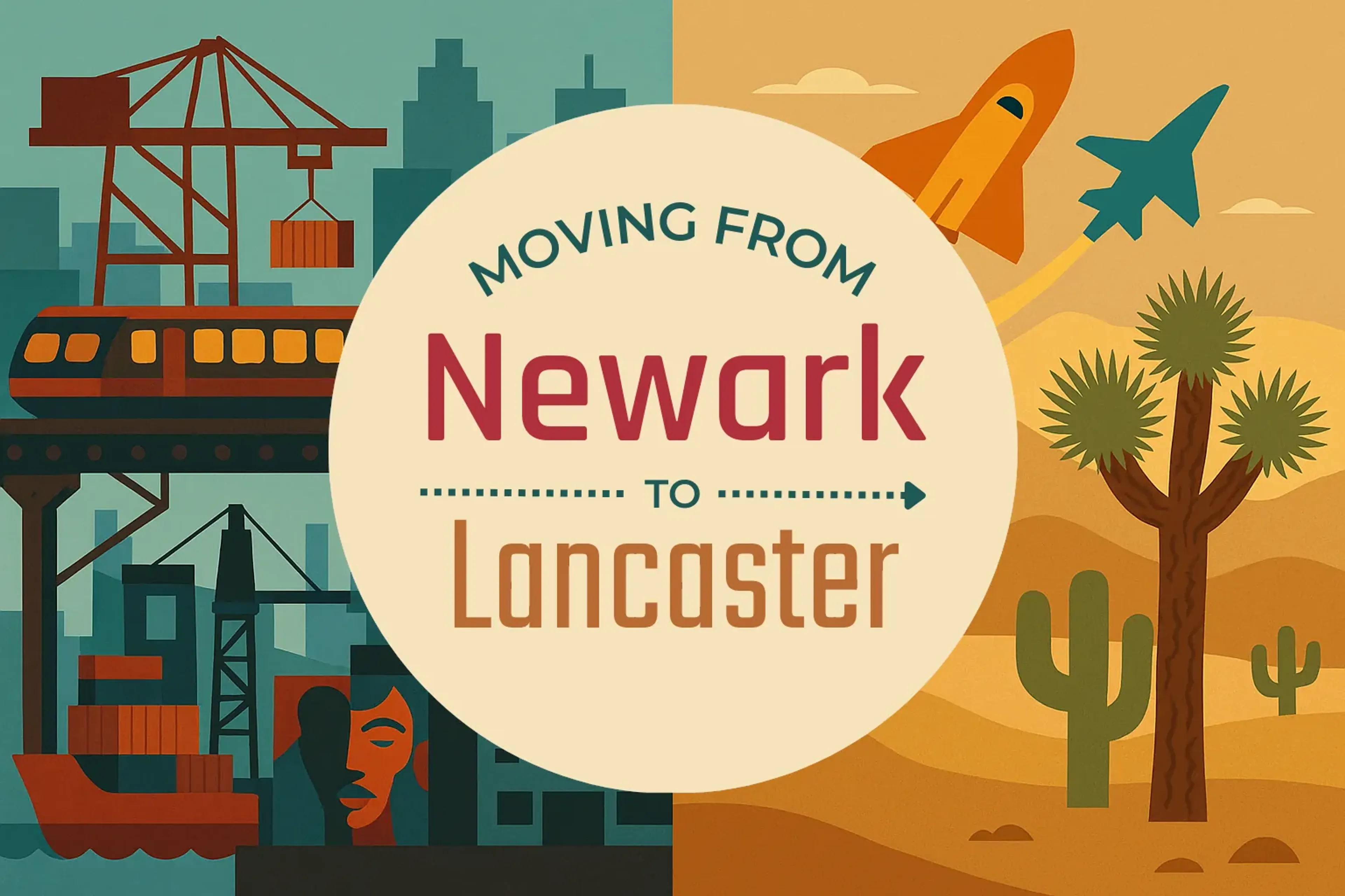 Side-by-side comparison of Newark to Lancaster moving companies