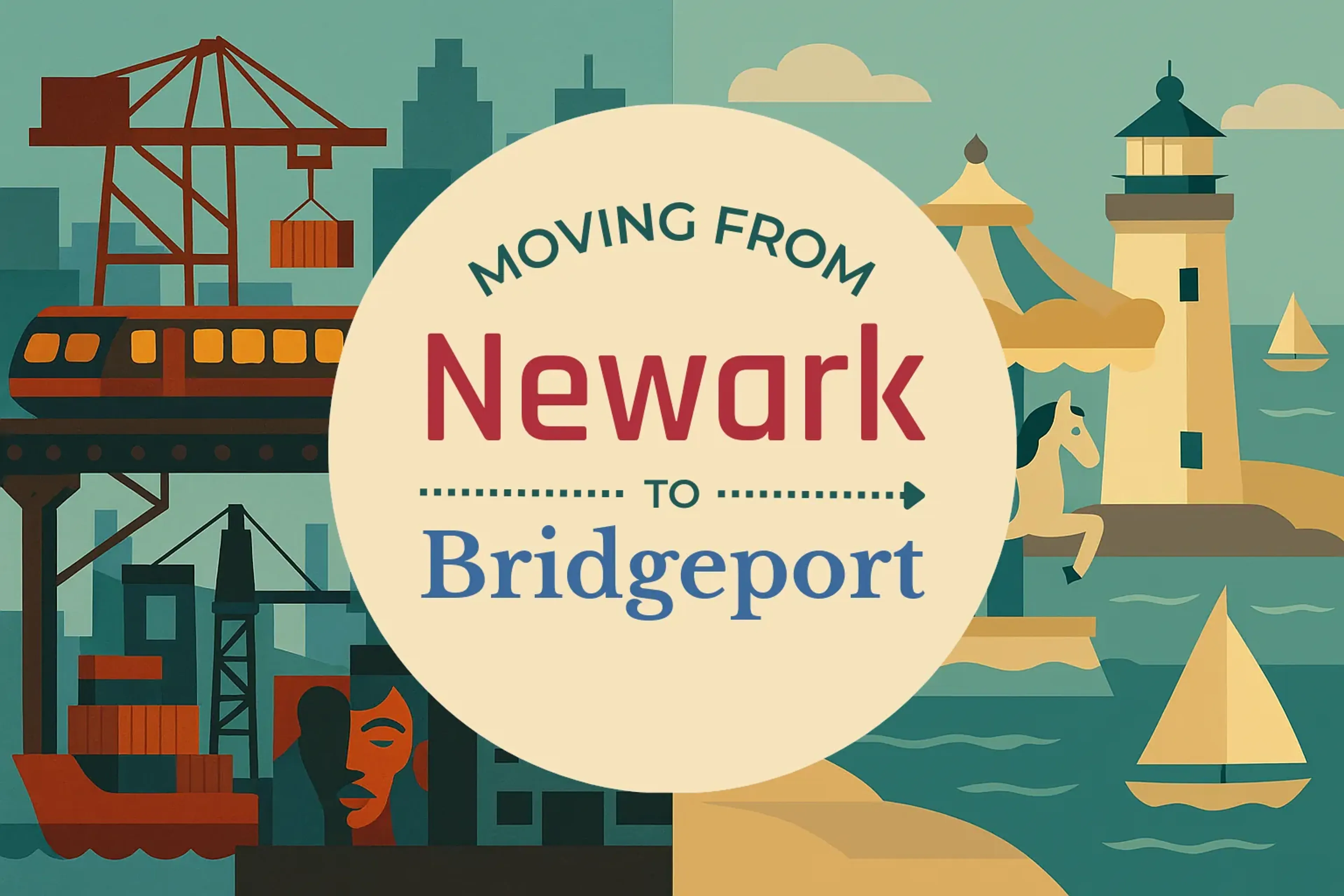 Side-by-side comparison of Newark to Bridgeport moving companies