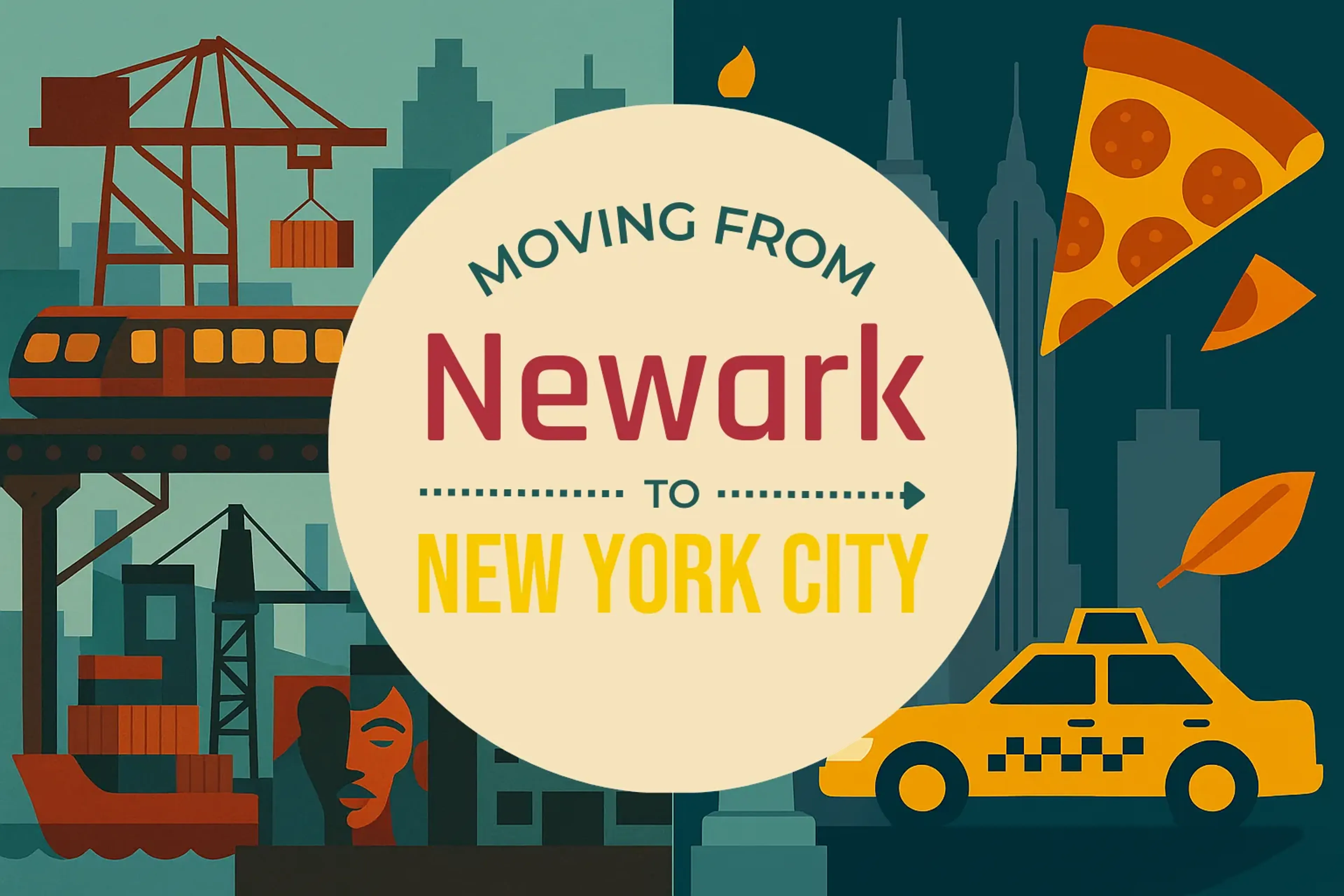 Side-by-side comparison of Newark to New York City moving companies