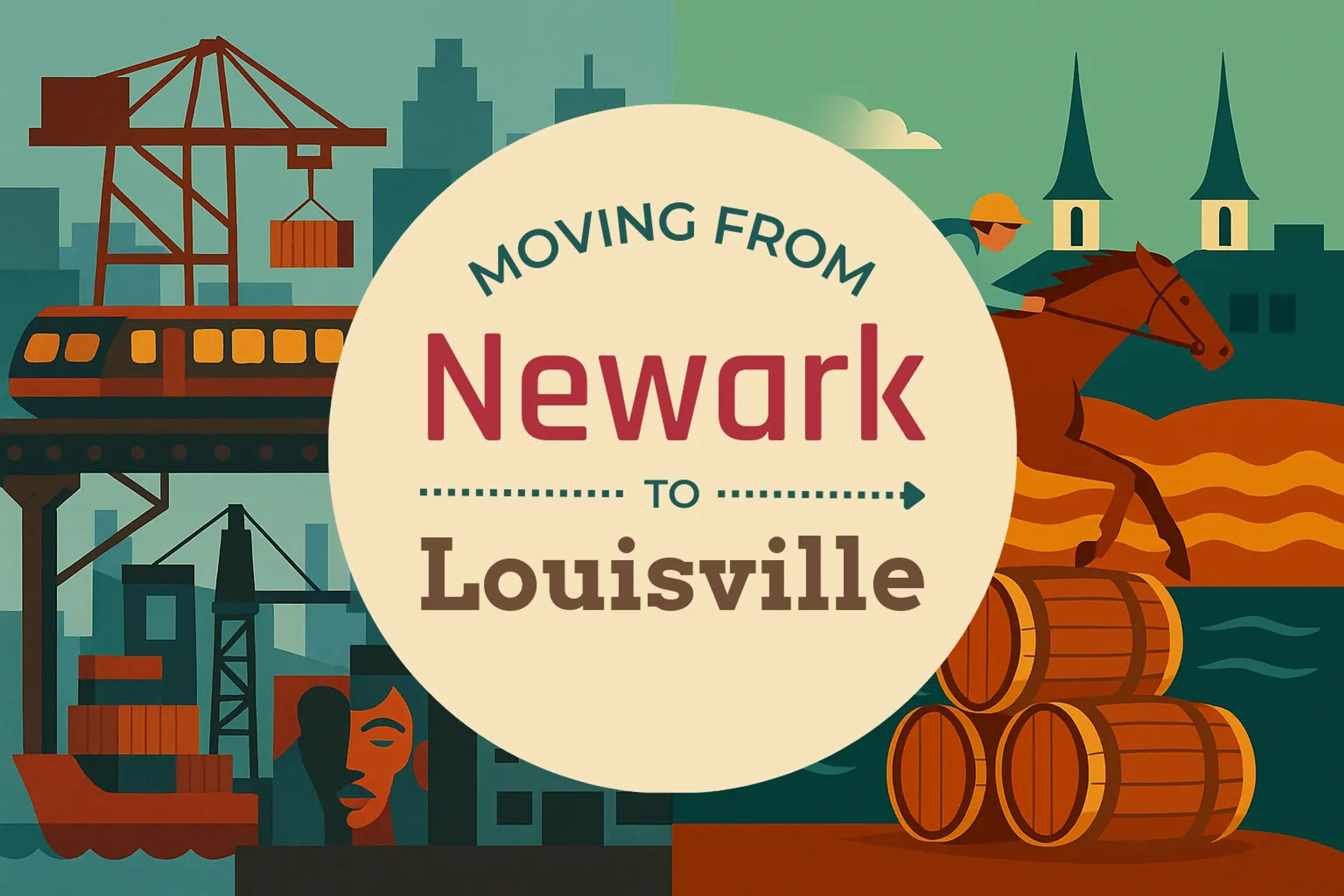 Side-by-side comparison of Newark to Louisville moving companies