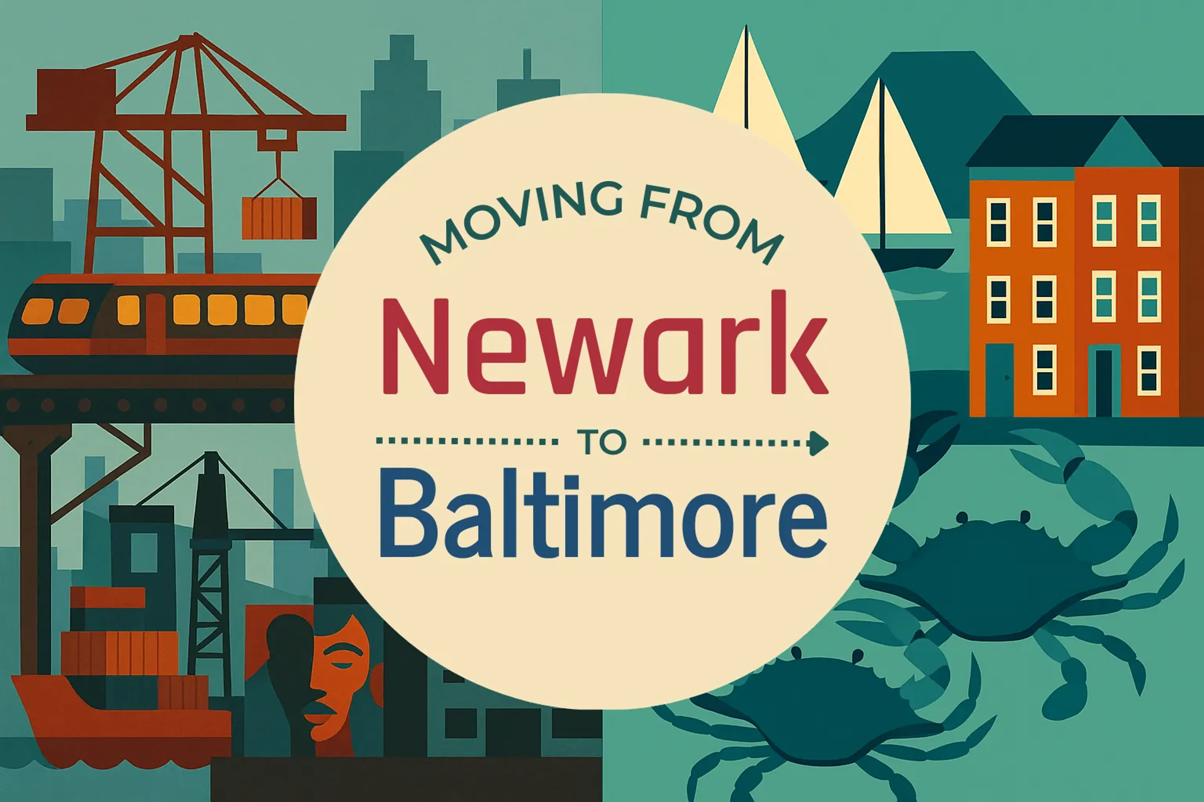 Side-by-side comparison of Newark to Baltimore moving companies