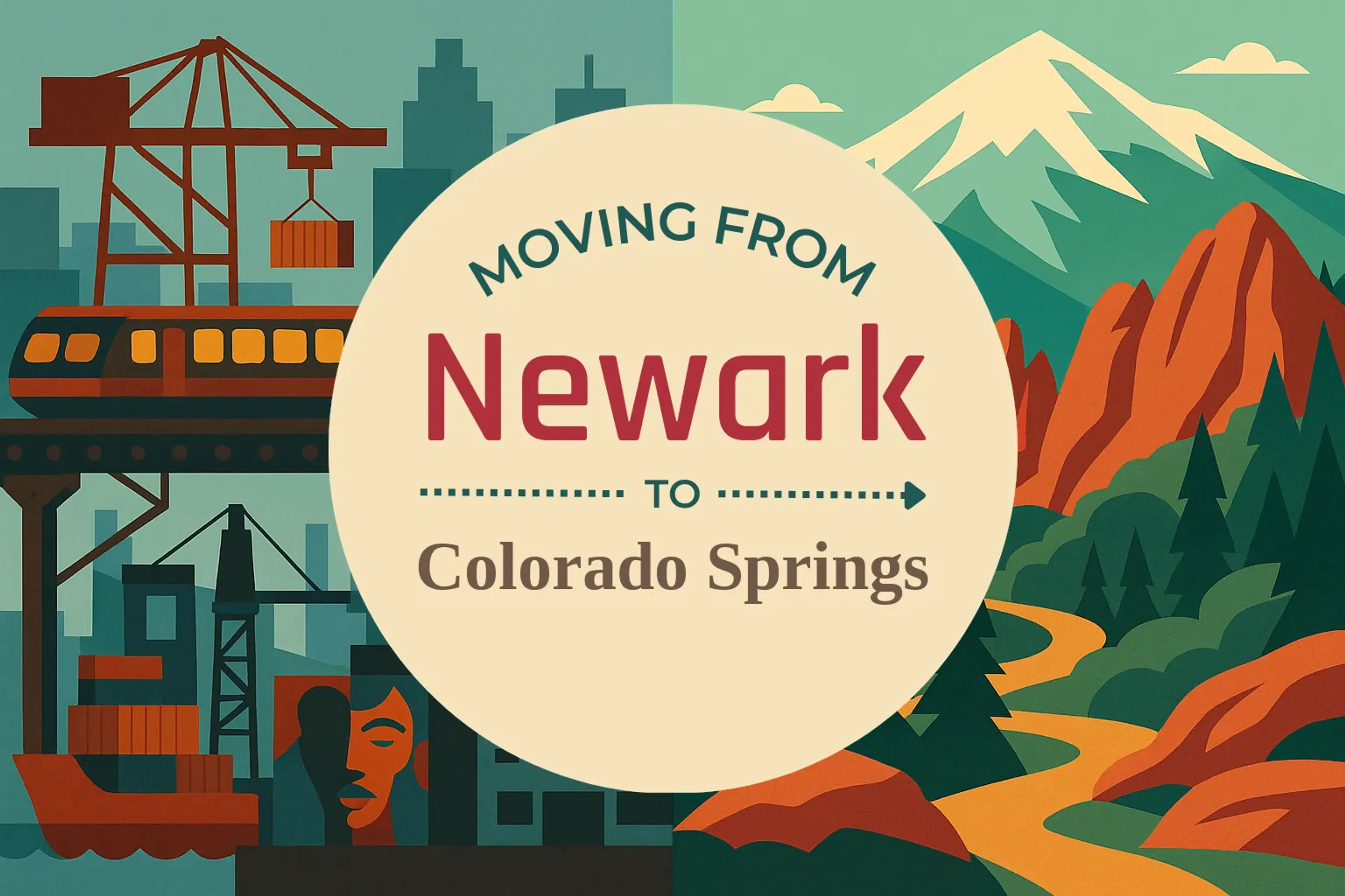 Side-by-side comparison of Newark to Colorado Springs moving companies