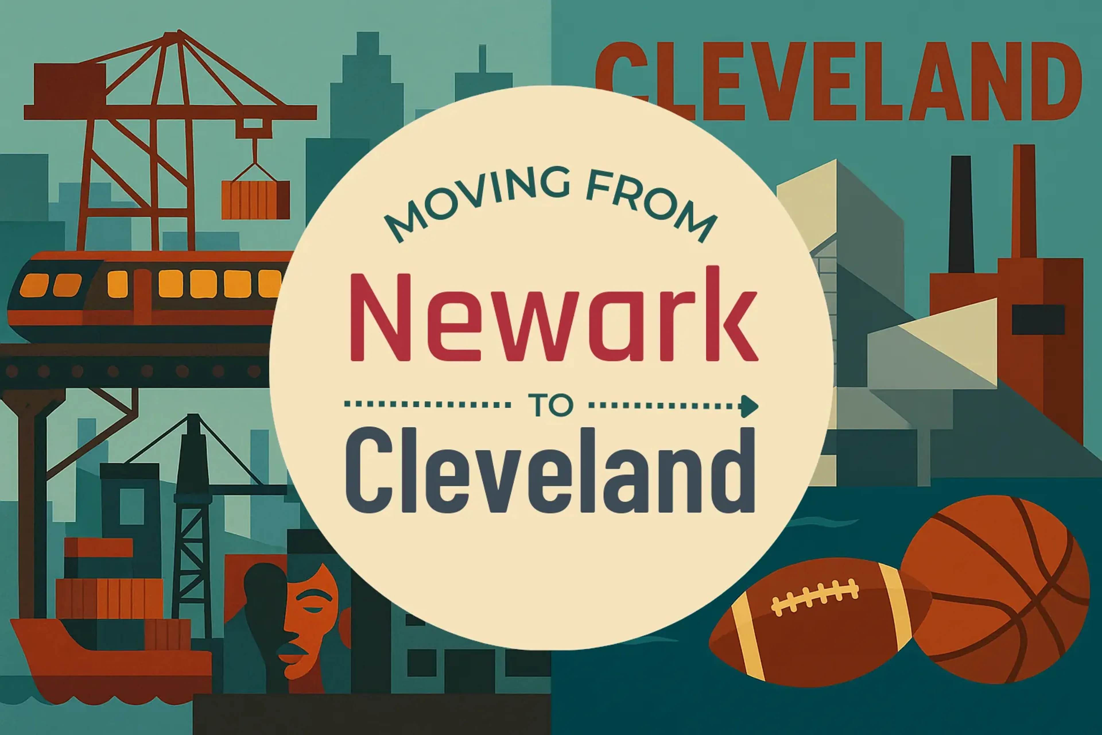 Side-by-side comparison of Newark to Cleveland moving companies