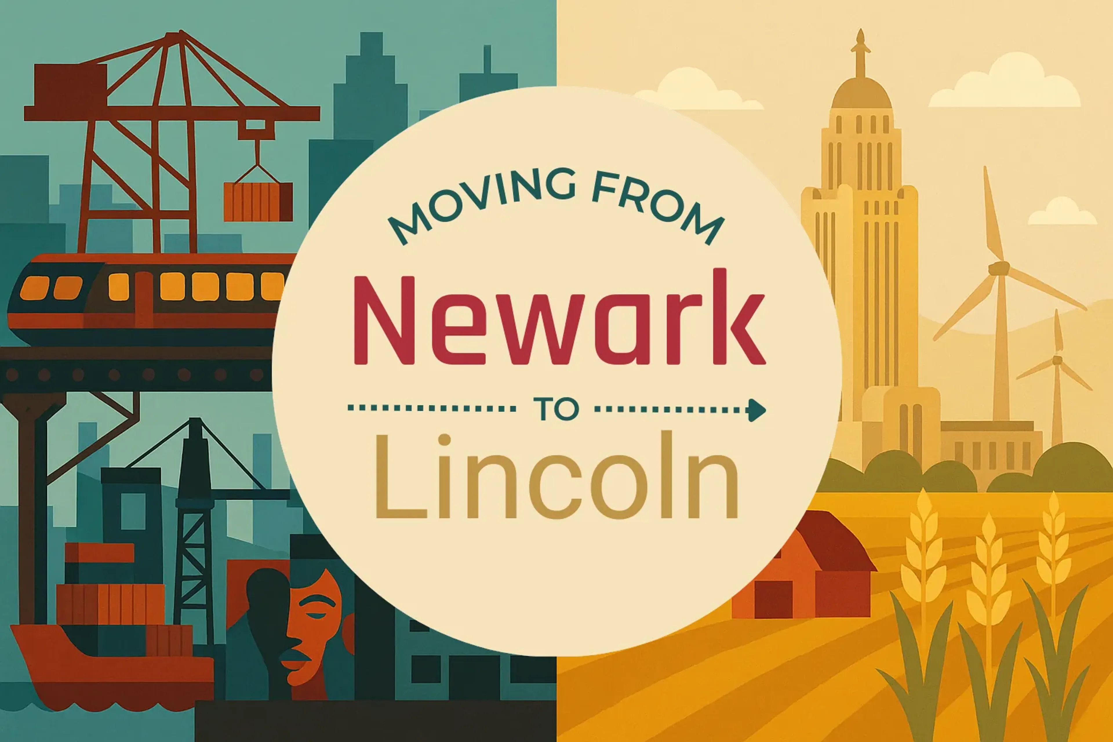 Side-by-side comparison of Newark to Lincoln moving companies