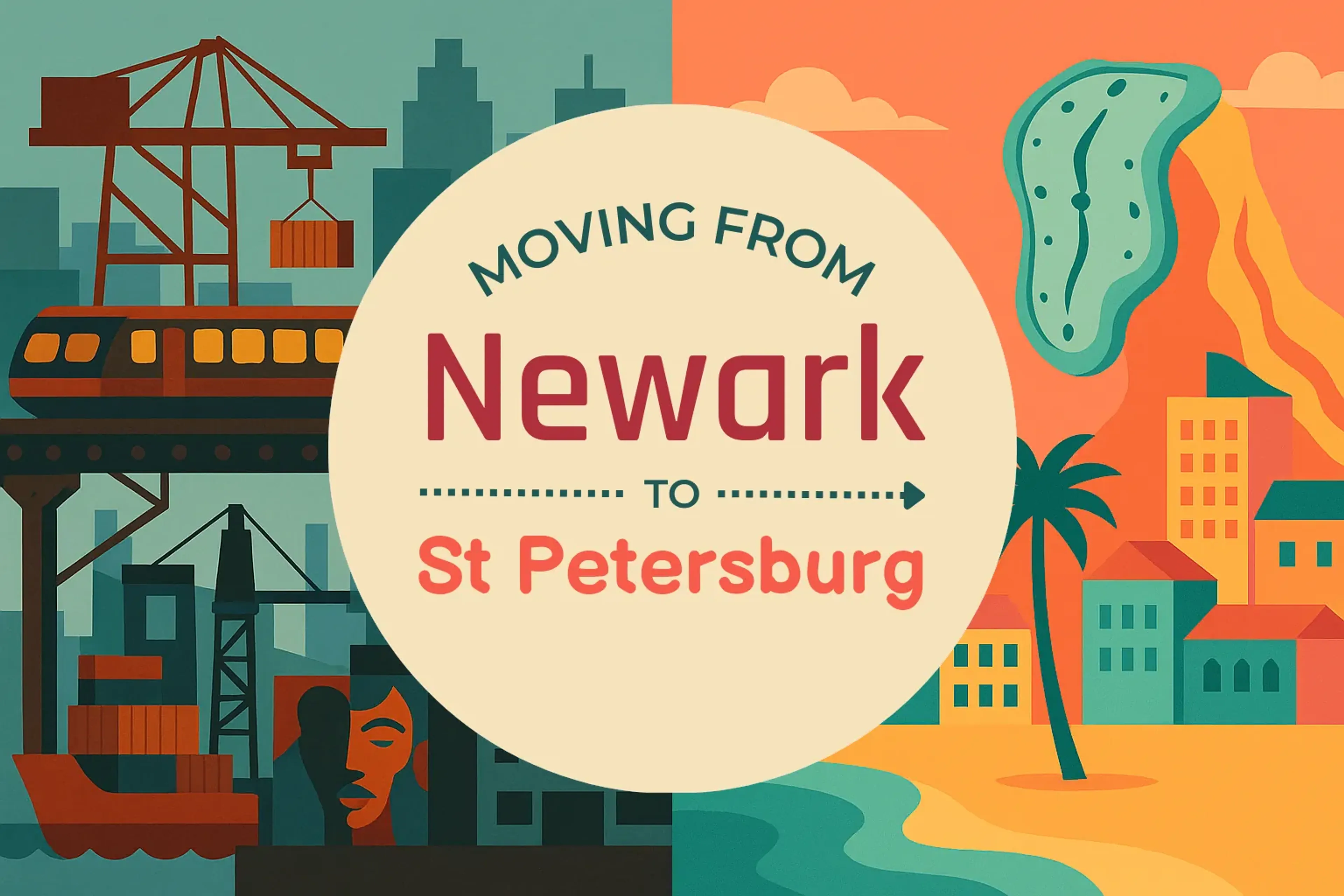 Side-by-side comparison of Newark to St. Petersburg moving companies